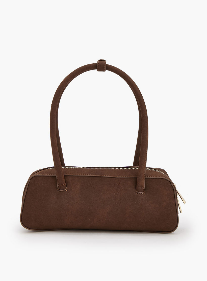 Flora Bella Solid Shoulder Bag with Zip Closure-women-bagsandwallets-handbags-image-4