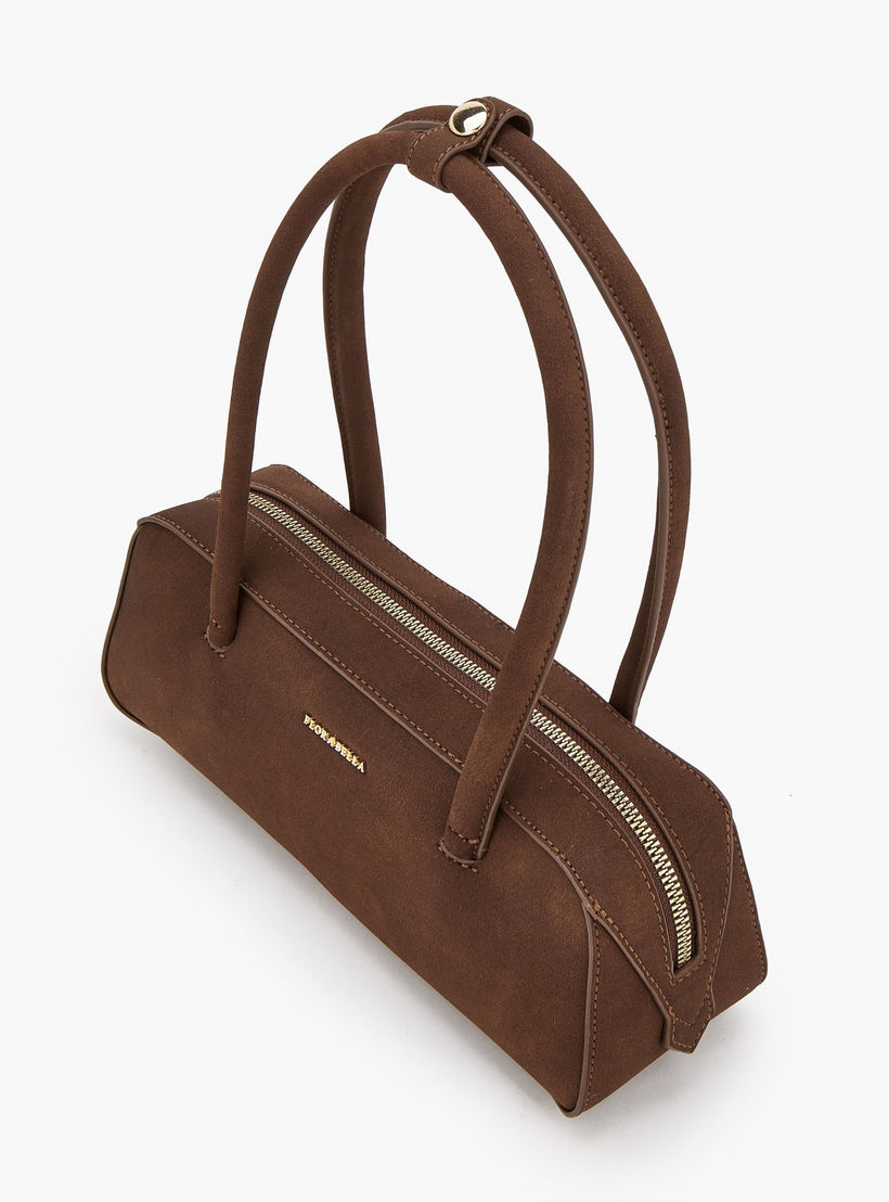 Flora Bella Solid Shoulder Bag with Zip Closure-women-bagsandwallets-handbags-image-5