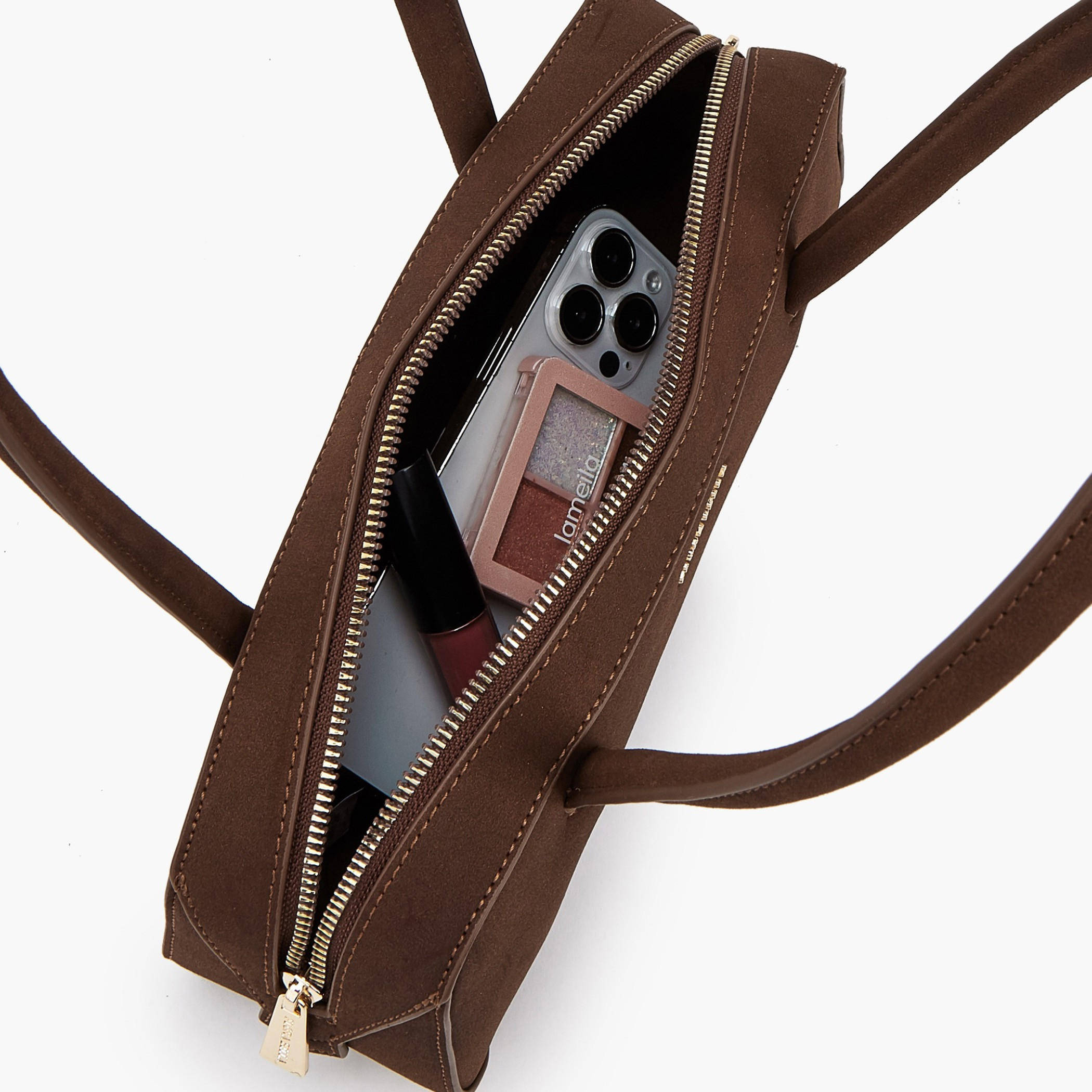 Flora Bella Solid Shoulder Bag with Zip Closure-women-bagsandwallets-handbags-image-7
