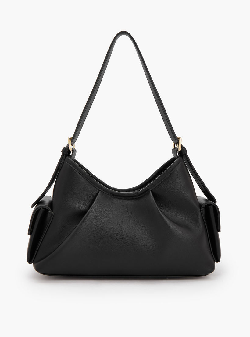 Flora Bella Solid Shoulder Bag with Adjustable Strap-women-bagsandwallets-handbags-image-3