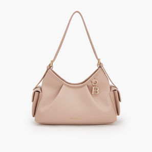 شنطة كتف سادة بحزام قابل للتعديل من فلورا بيلا-women-bagsandwallets-handbags-image-1