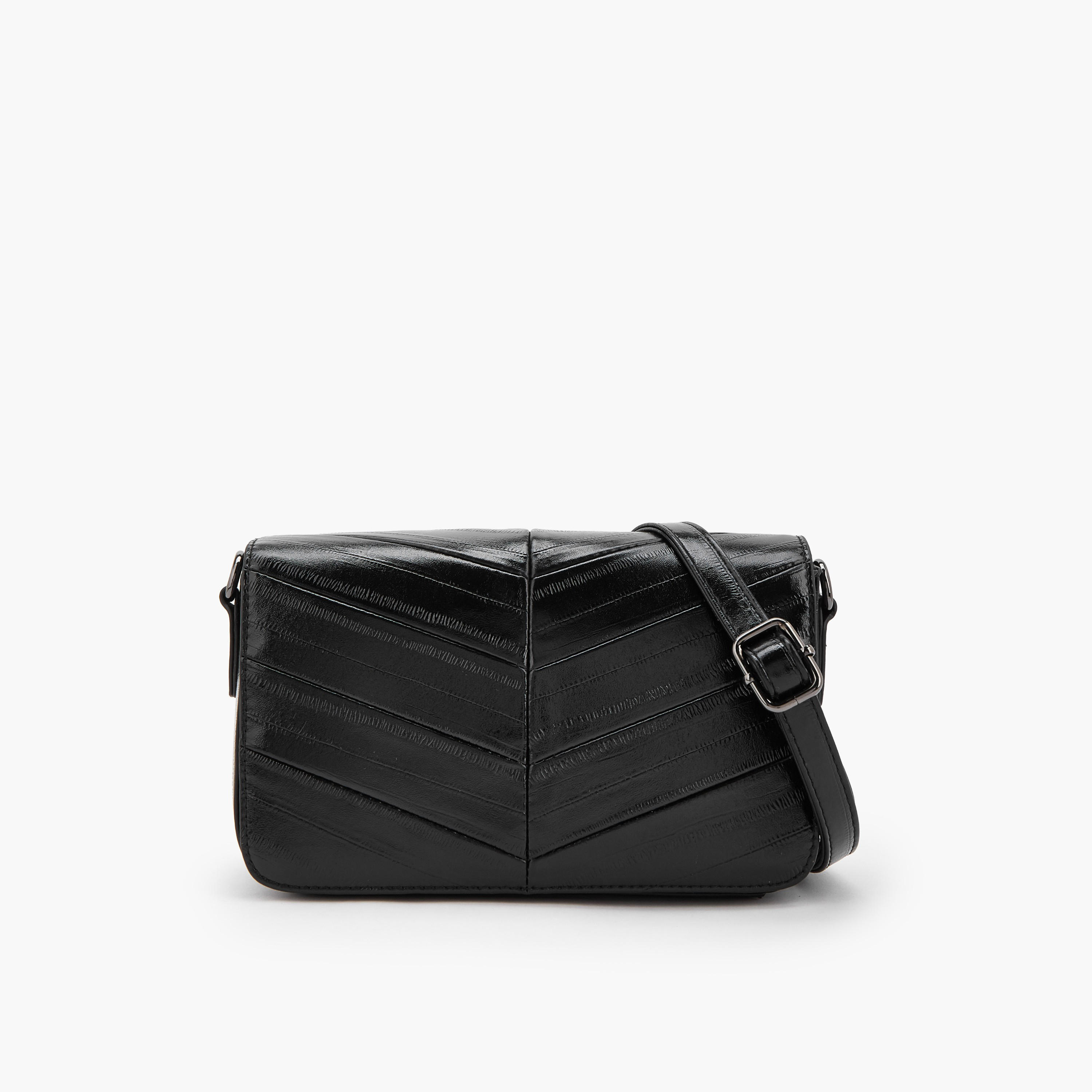 Flora Bella Textured Crossbody Bag with Adjustable Strap-women-bagsandwallets-handbags-image-1
