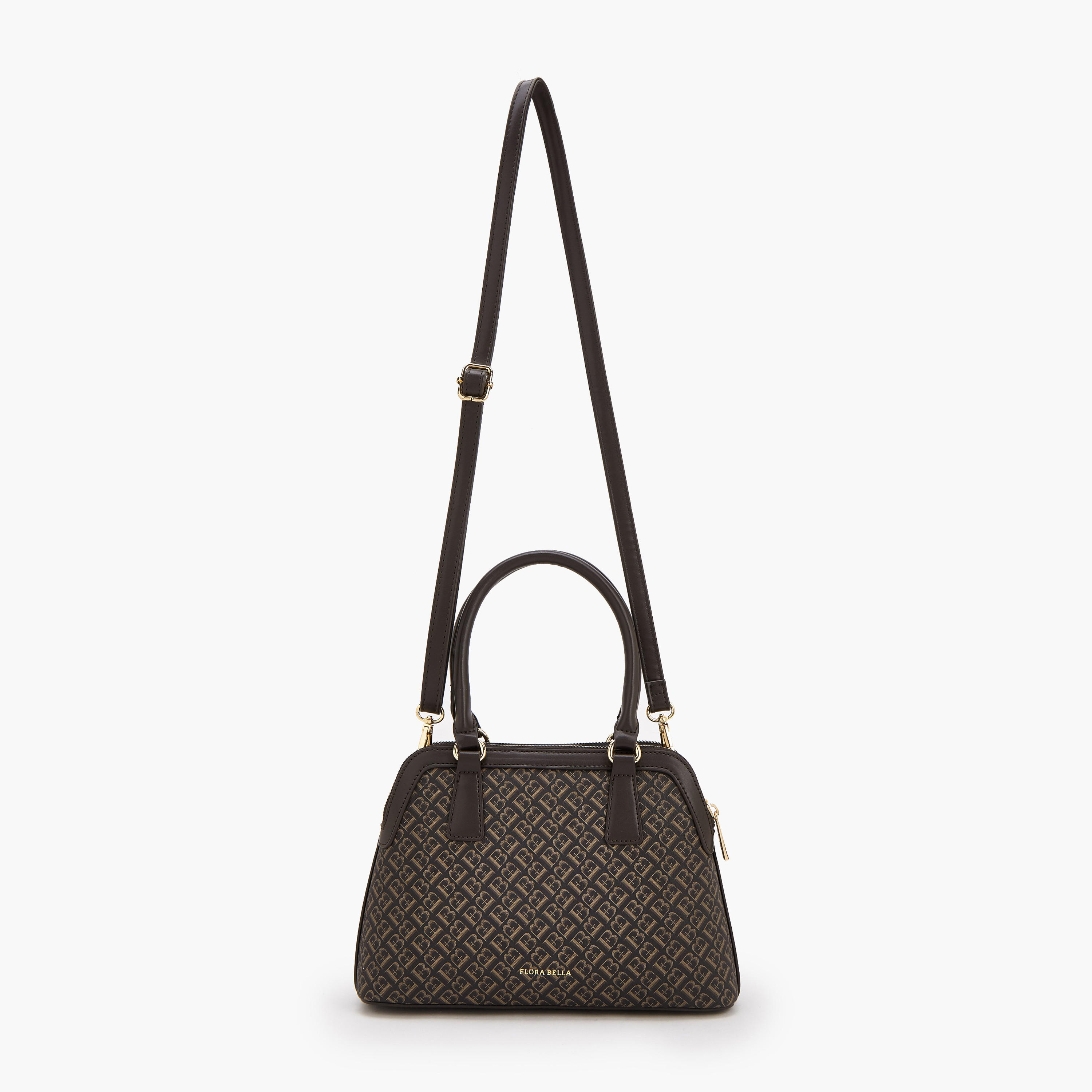 Flora Bella Monogram Print Tote Bag with Detachable Strap-women-bagsandwallets-handbags-image-2
