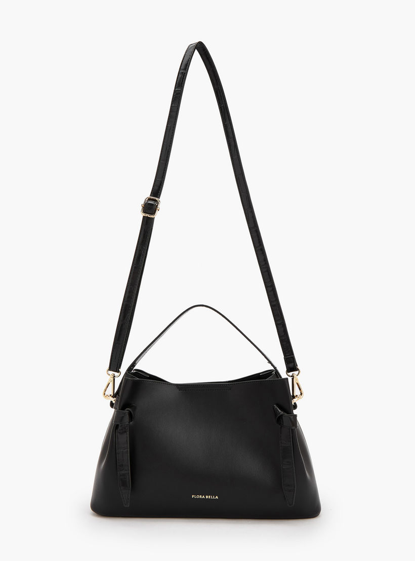 Flora Bella Solid Tote Bag with Detachable Shoulder Strap-women-bagsandwallets-handbags-image-2