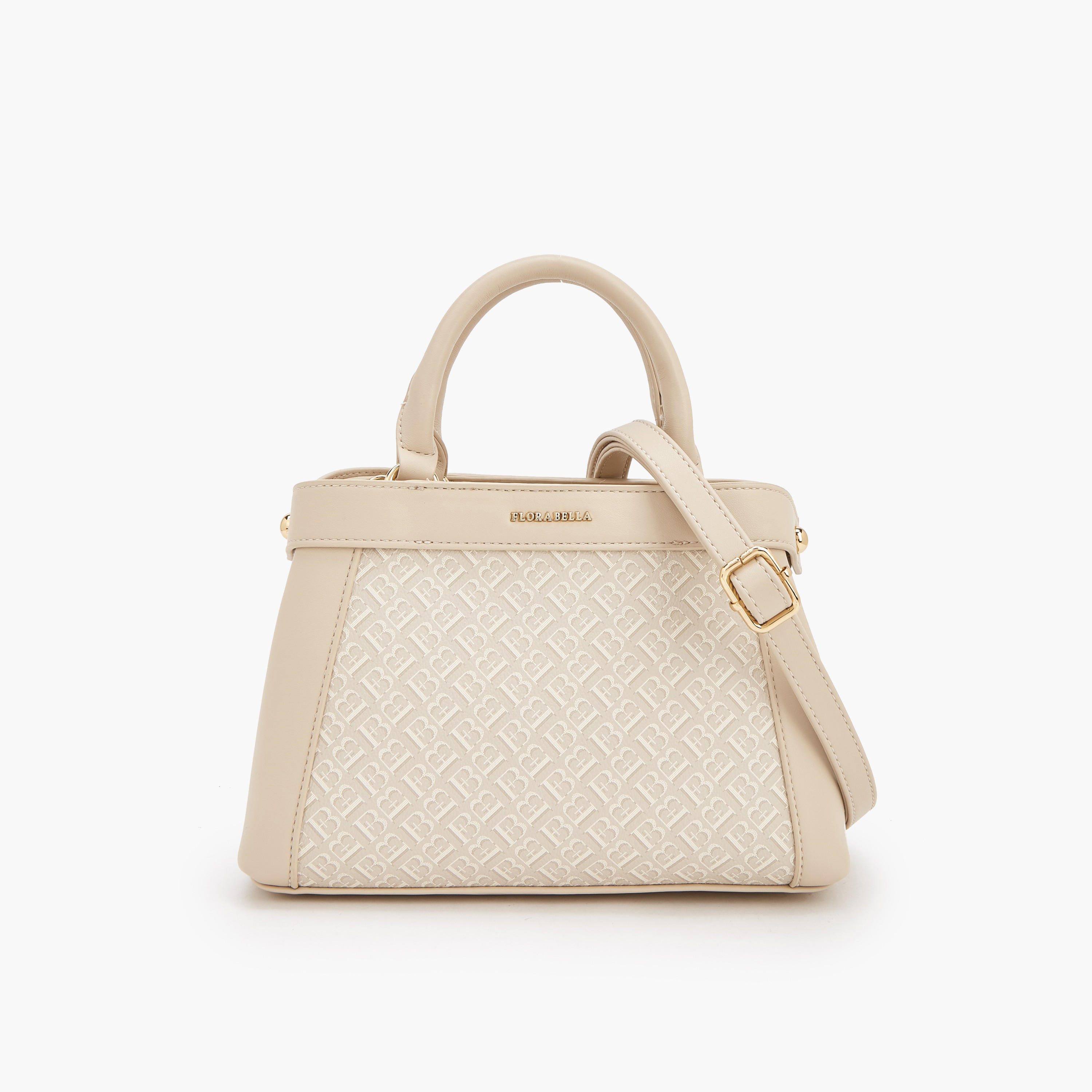 Flora Bella Monogram Print Tote Bag with Detachable Strap-women-bagsandwallets-handbags-image-1