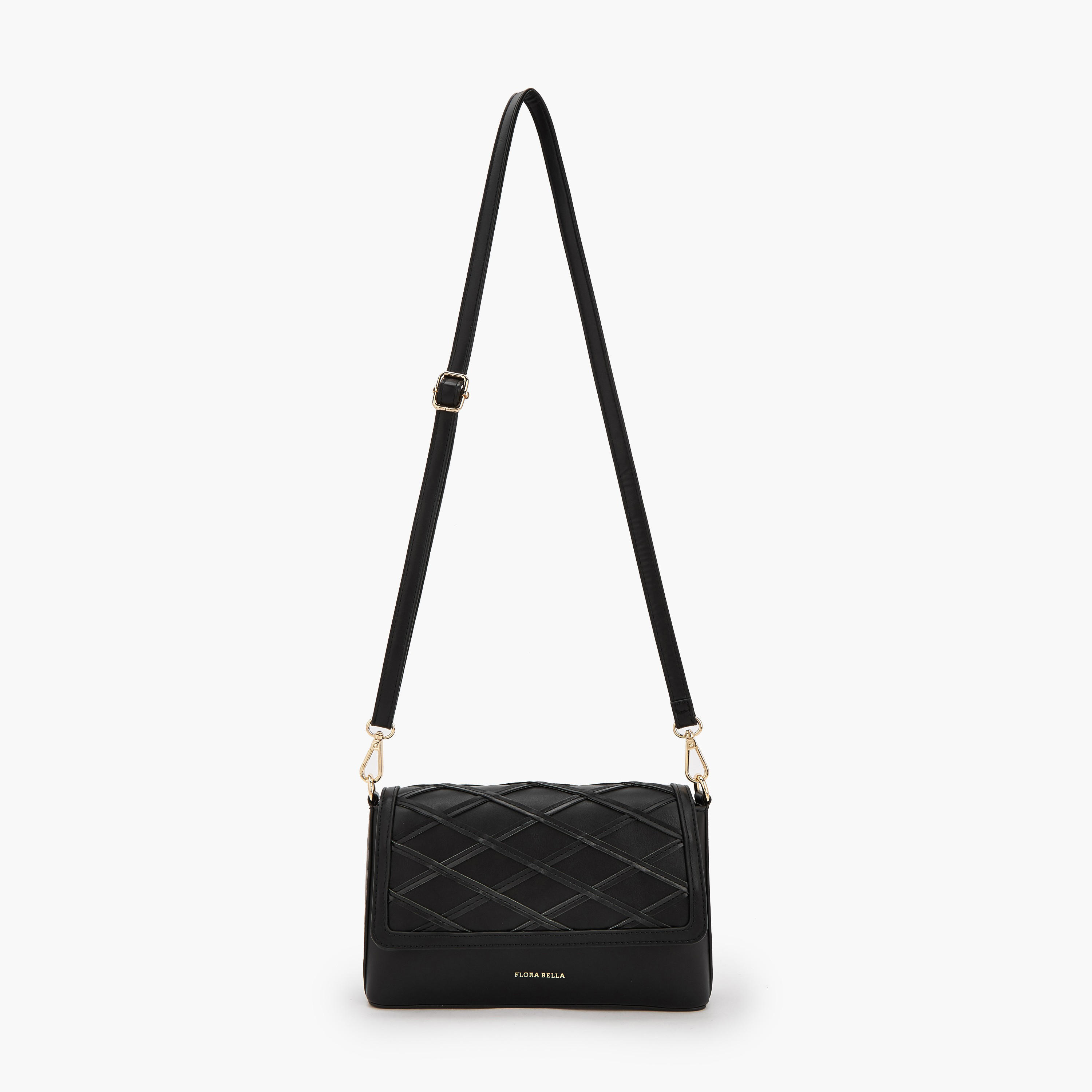 Flora Bella Textured Crossbody Bag with Detachable Strap-women-bagsandwallets-handbags-image-2