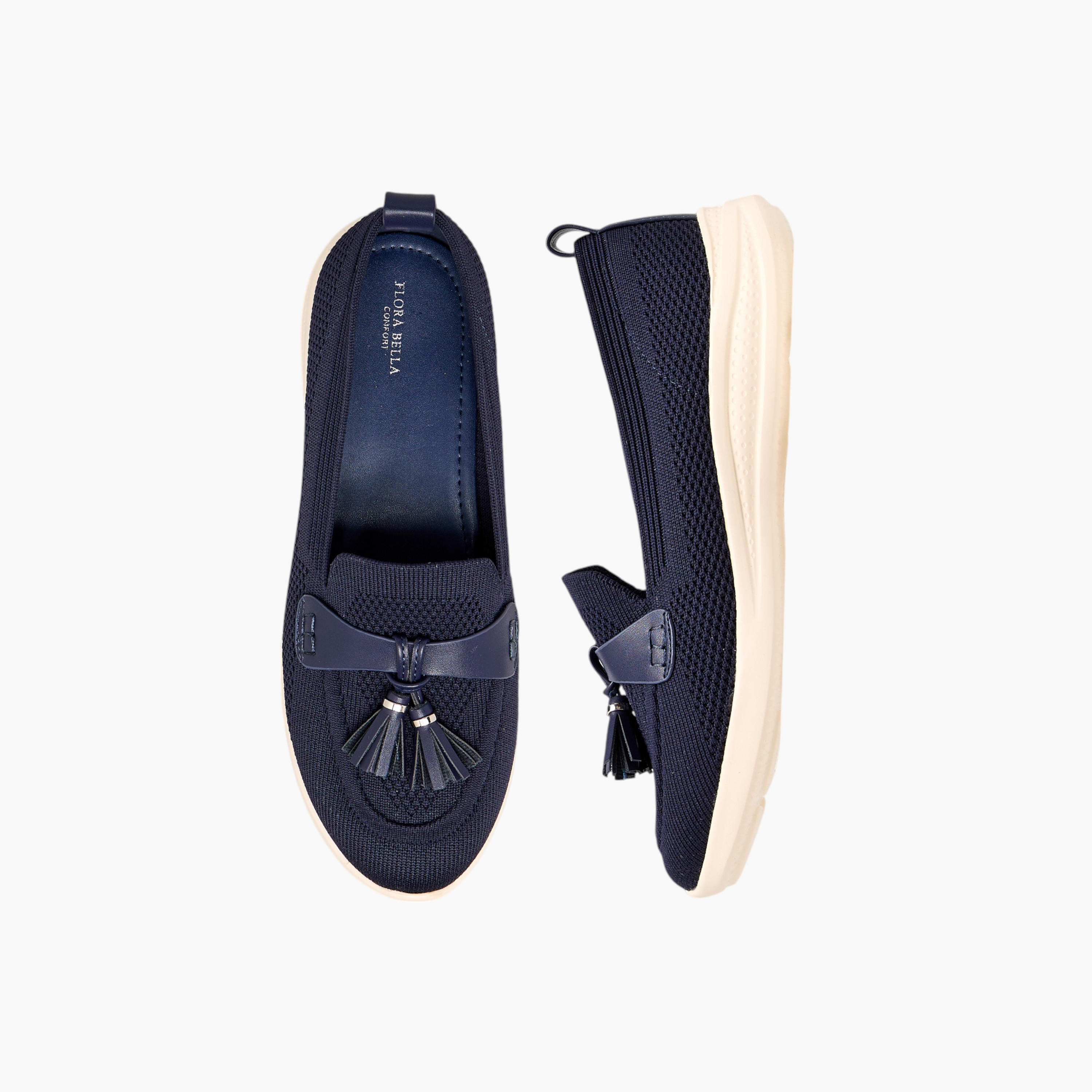 حذاء سهل الارتداء بشرابة من فلورا بيلا-women-shoes-loafersandmoccasins-image-1