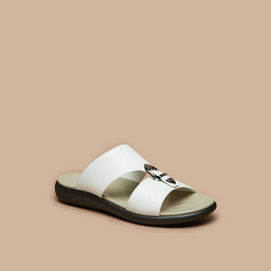 LBL by Shoexpress Men's Buckle Detail Textured Slip-On Comfort Sandals-men-shoes-sandals-image-1