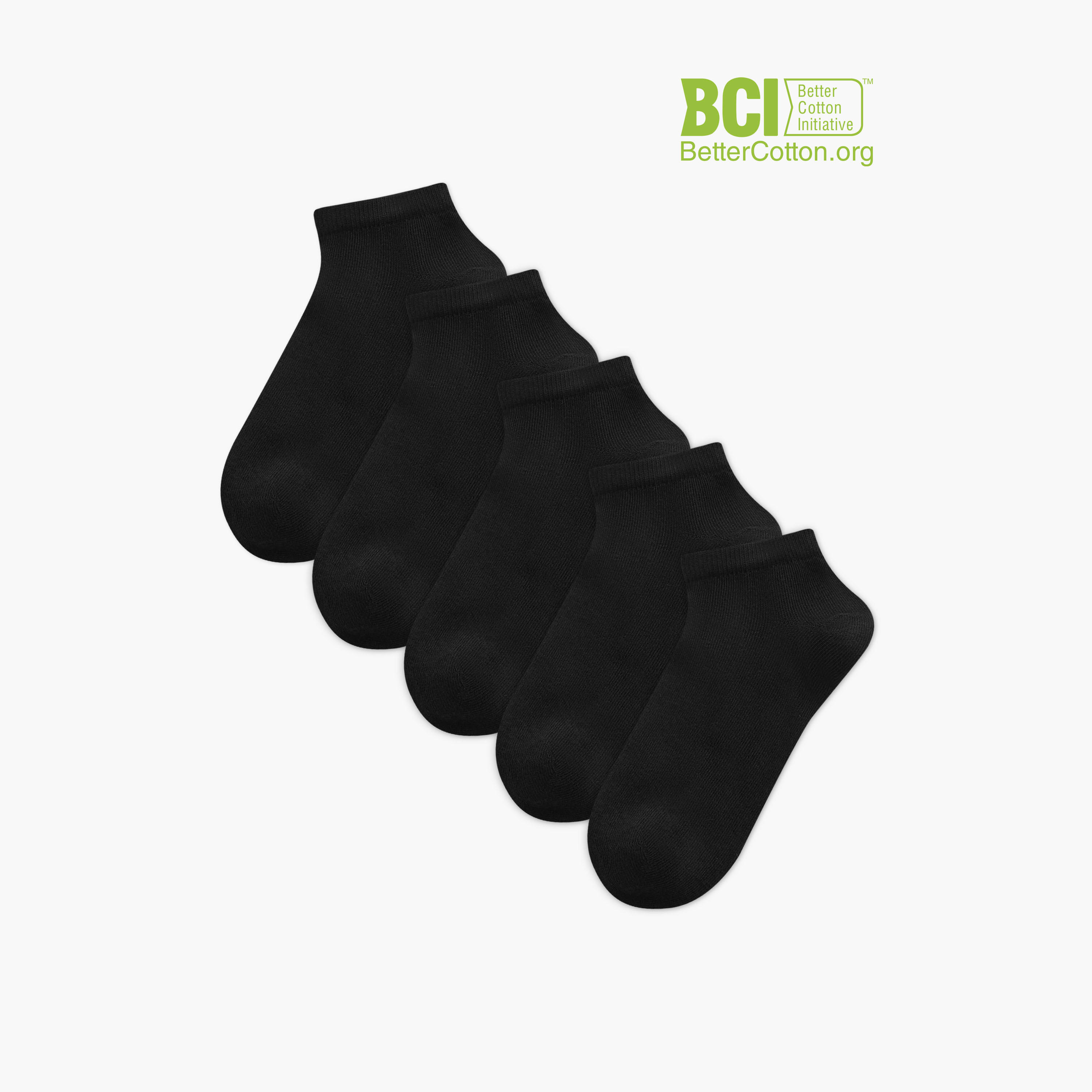 Celeste Textured Ankle Length Socks - Set of 5-women-socksandstockings-image-1