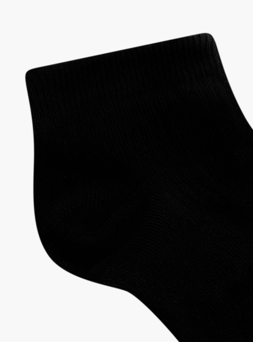 Juniors Solid Ankle Length Socks - Set of 7-girls-accessories-socks-image-5
