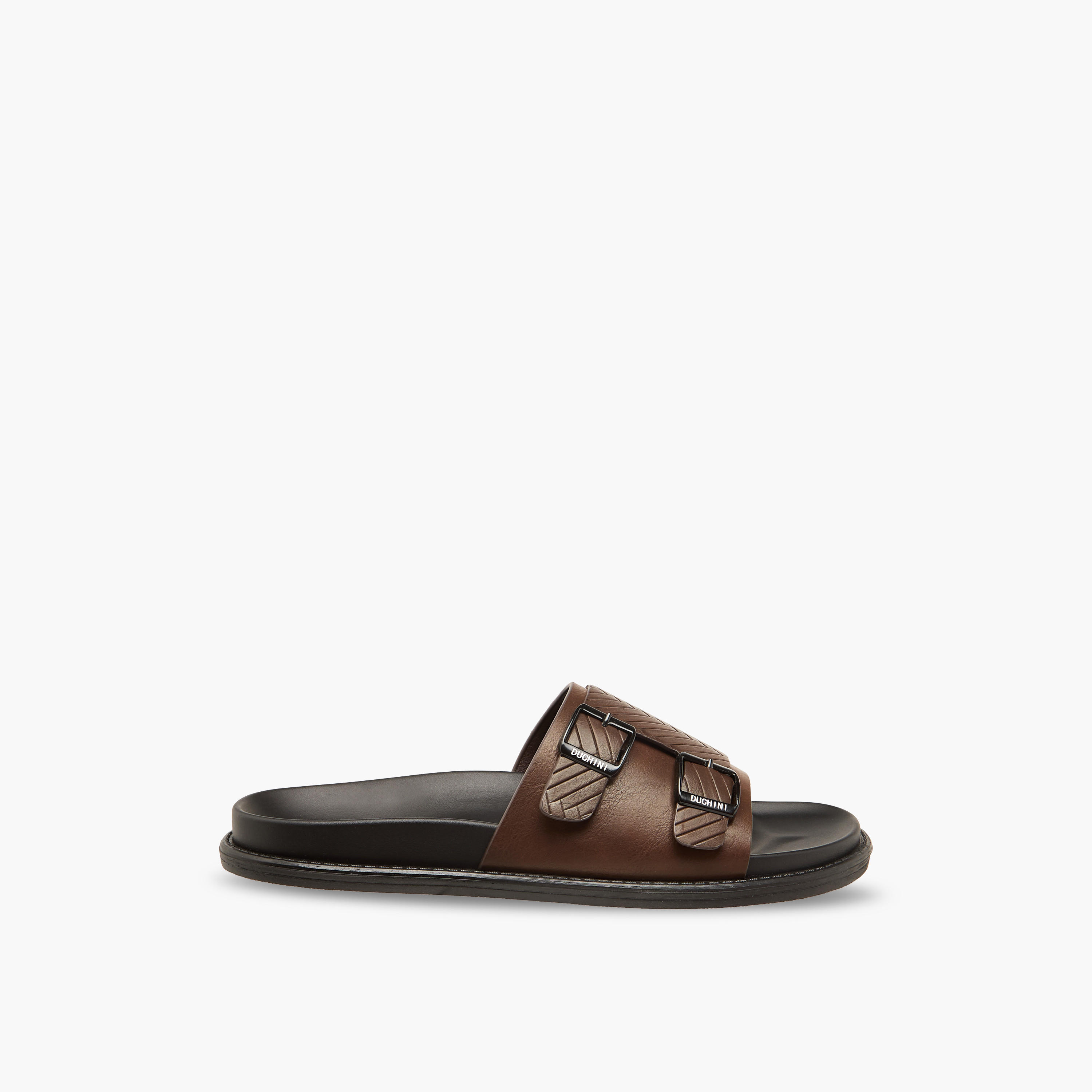 Duchini Men Buckle Accent Comfort Sandals-men-shoes-sandals-image-3
