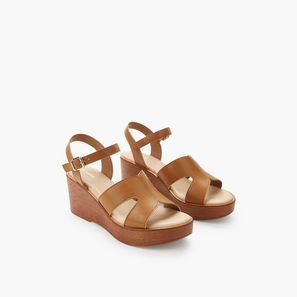 Surestep Women Light weight Ankle Strap Wedge Heel Sandals-women-shoes-sandals-image-1