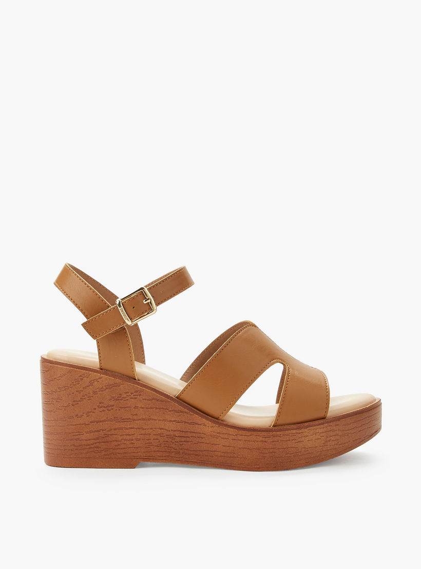 Surestep Women Light weight Ankle Strap Wedge Heel Sandals-women-shoes-sandals-heeled-image-3