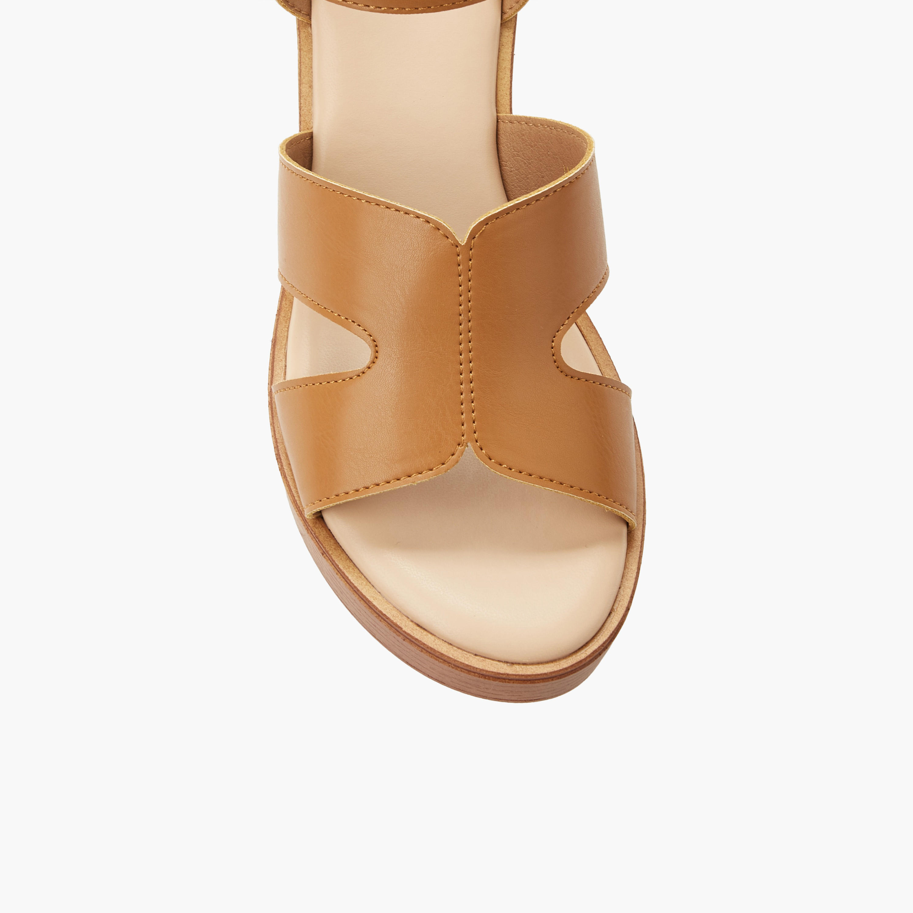 Surestep Women Light weight Ankle Strap Wedge Heel Sandals-women-shoes-sandals-heeled-image-4