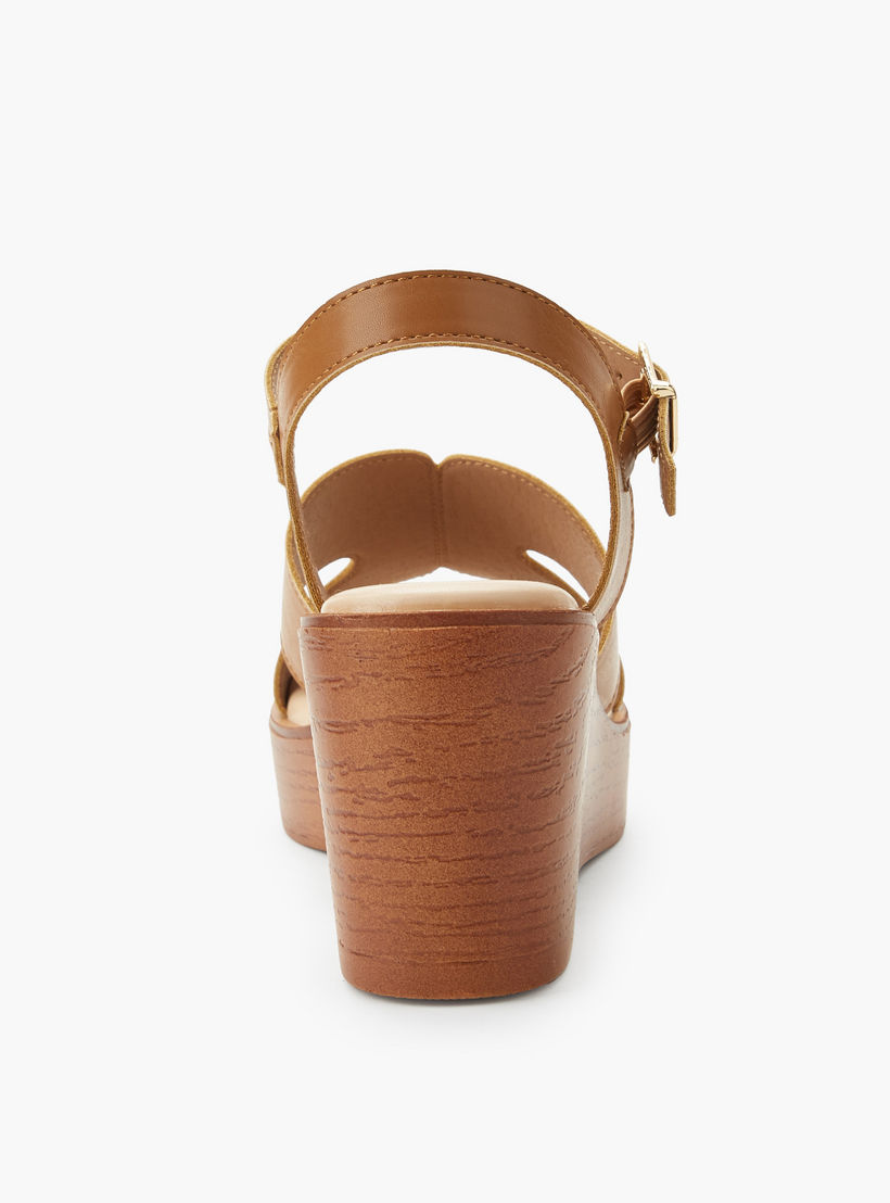 Surestep Women Light weight Ankle Strap Wedge Heel Sandals-women-shoes-sandals-heeled-image-5