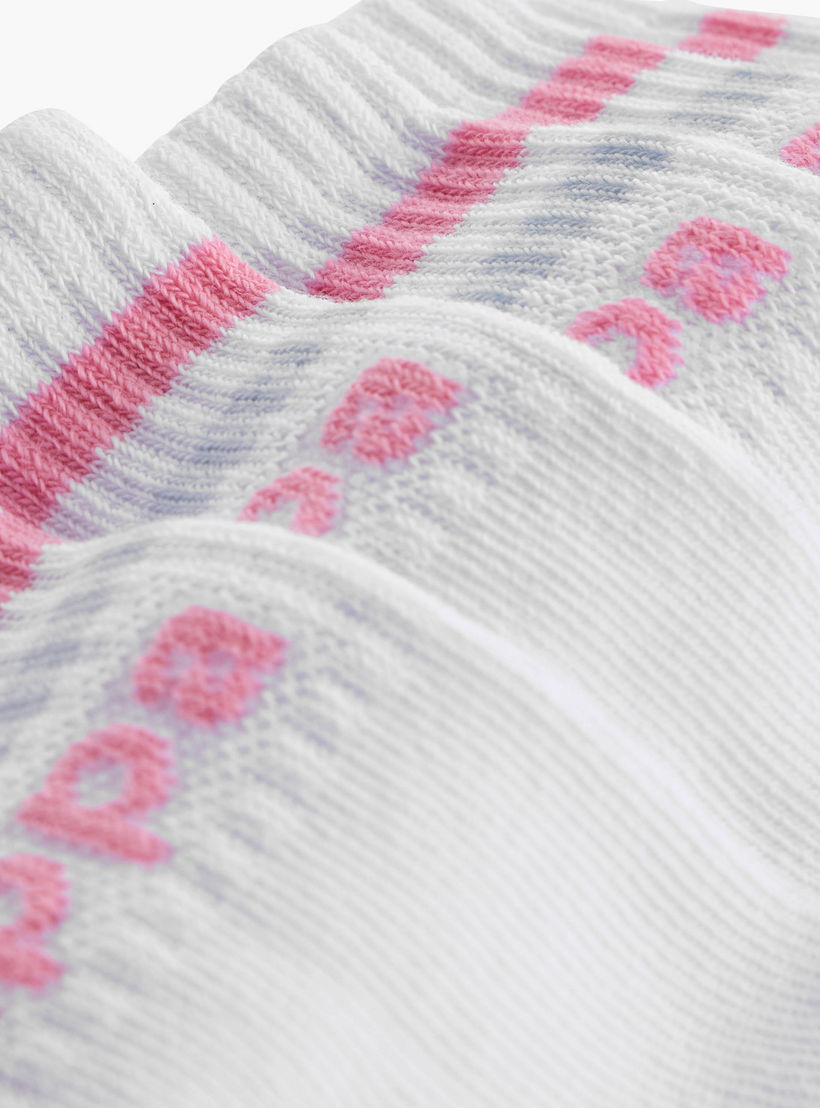 Kappa Logo Print Ankle Length Socks - Set of 5-girls-accessories-socks-image-3