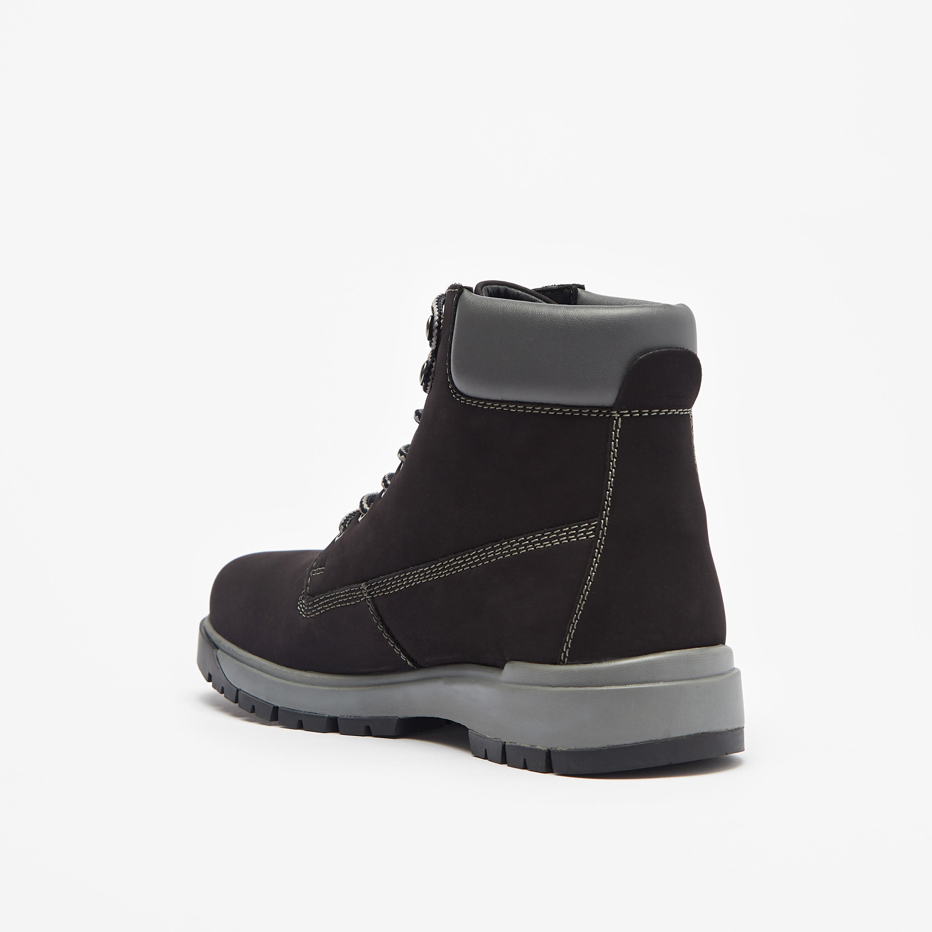 Lee Cooper Men's Leather Solid Chukka Boots with Lace-Up Closure-men-shoes-boots-image-2