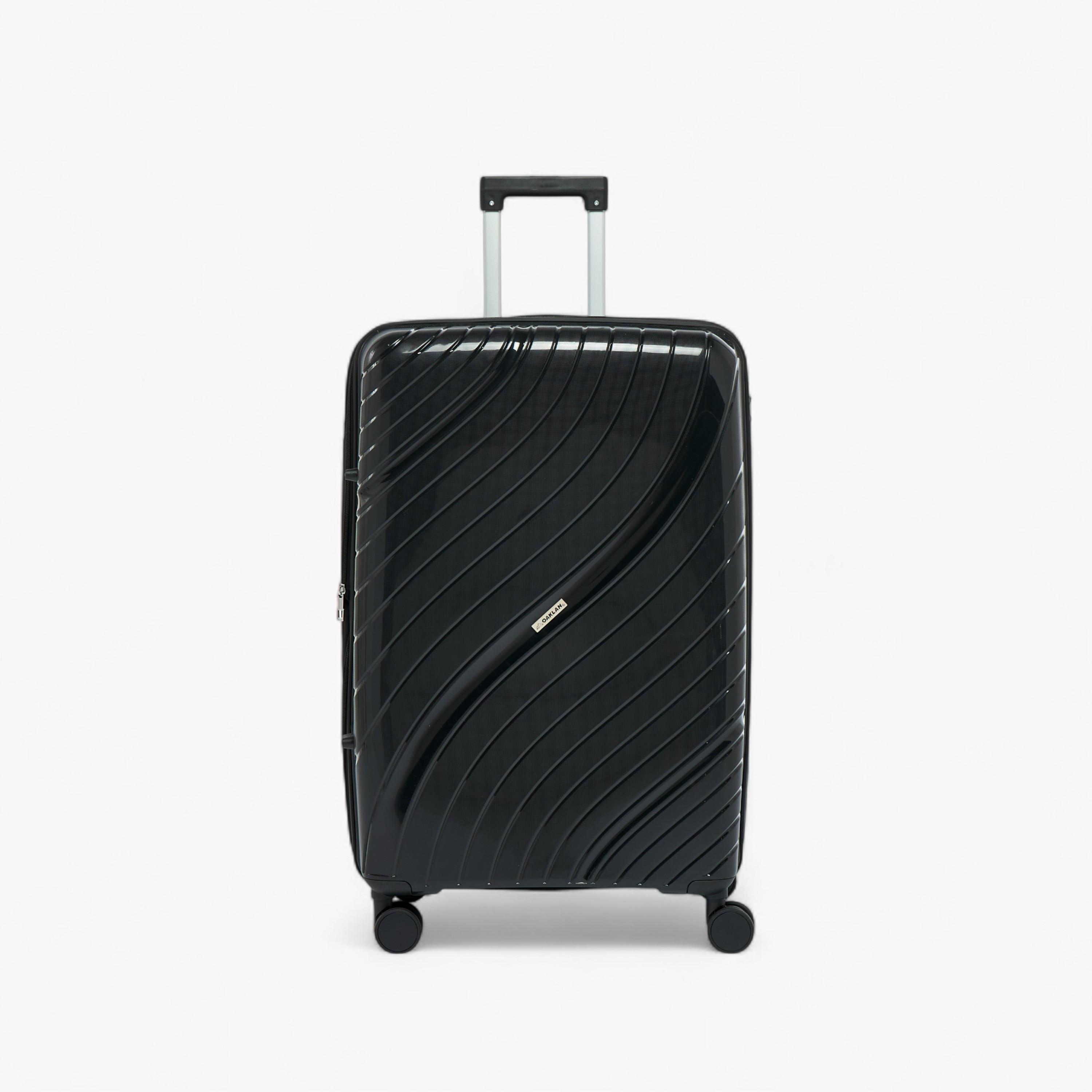 Oaklan by Shoexpress Textured Hardcase Trolley Bag with Retractable Handle - 28 Inches Check-in Bag-travel-luggagesandbags-luggage-image-1