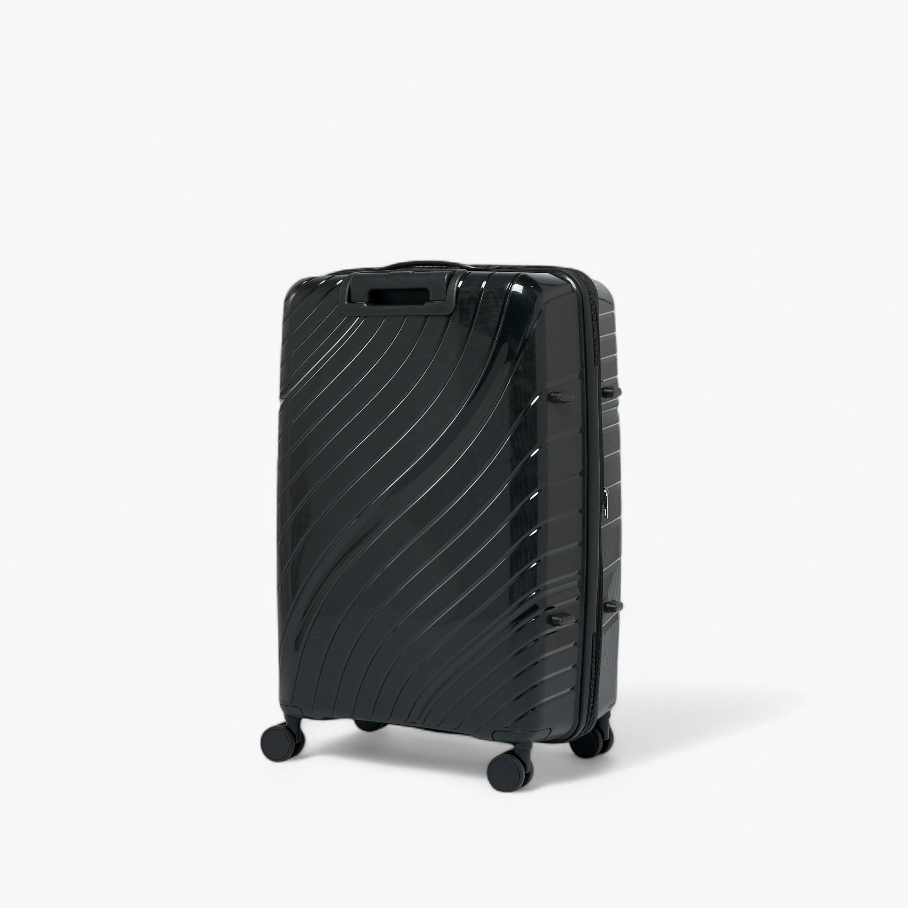 Oaklan by Shoexpress Textured Hardcase Trolley Bag with Retractable Handle - 28 Inches Check-in Bag-travel-luggagesandbags-luggage-image-4