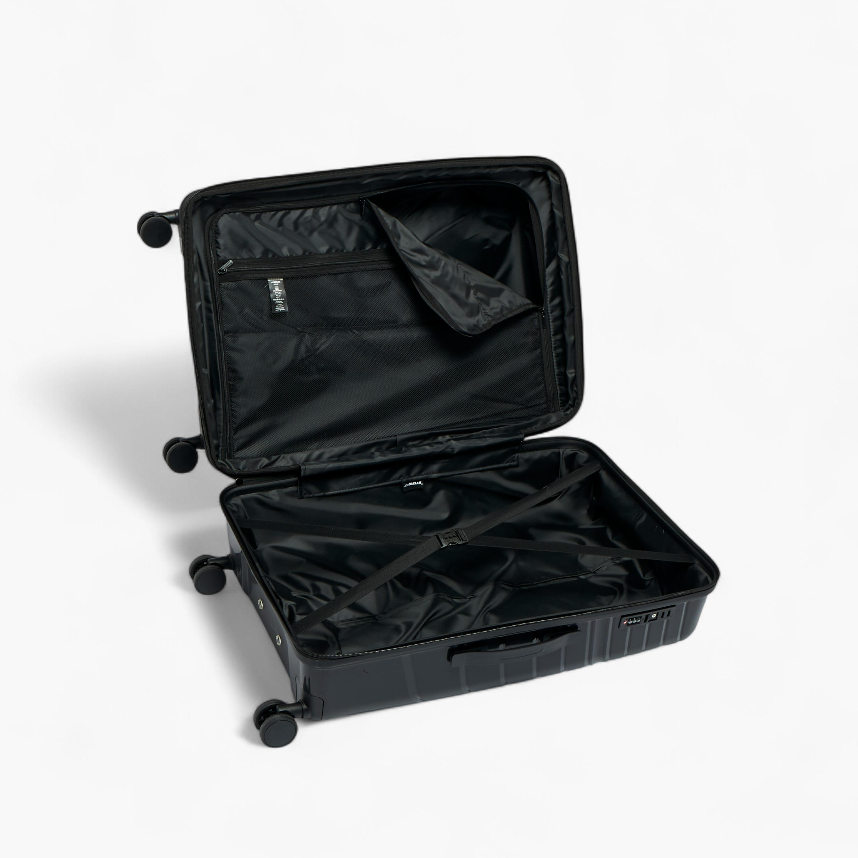 Oaklan by Shoexpress Textured Hardcase Trolley Bag with Retractable Handle - 28 Inches Check-in Bag-travel-luggagesandbags-luggage-image-5