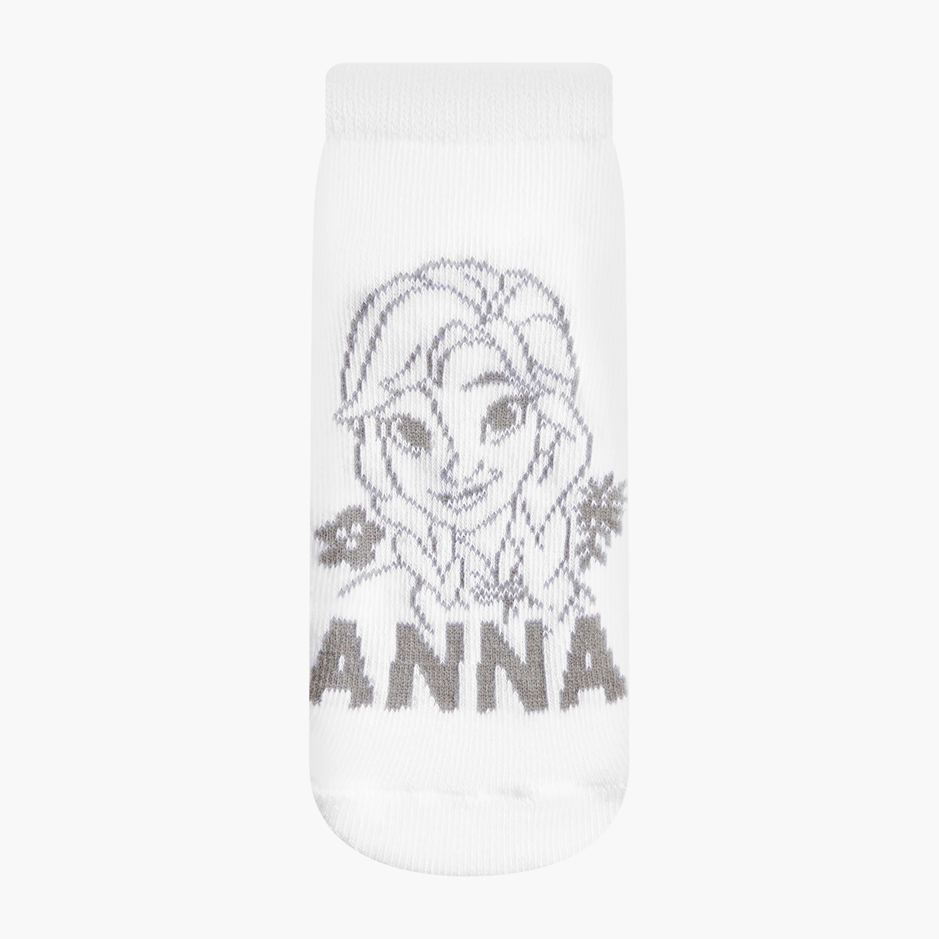 Disney Frozen Print Ankle Length Socks - Set of 3-girls-accessories-socks-image-2