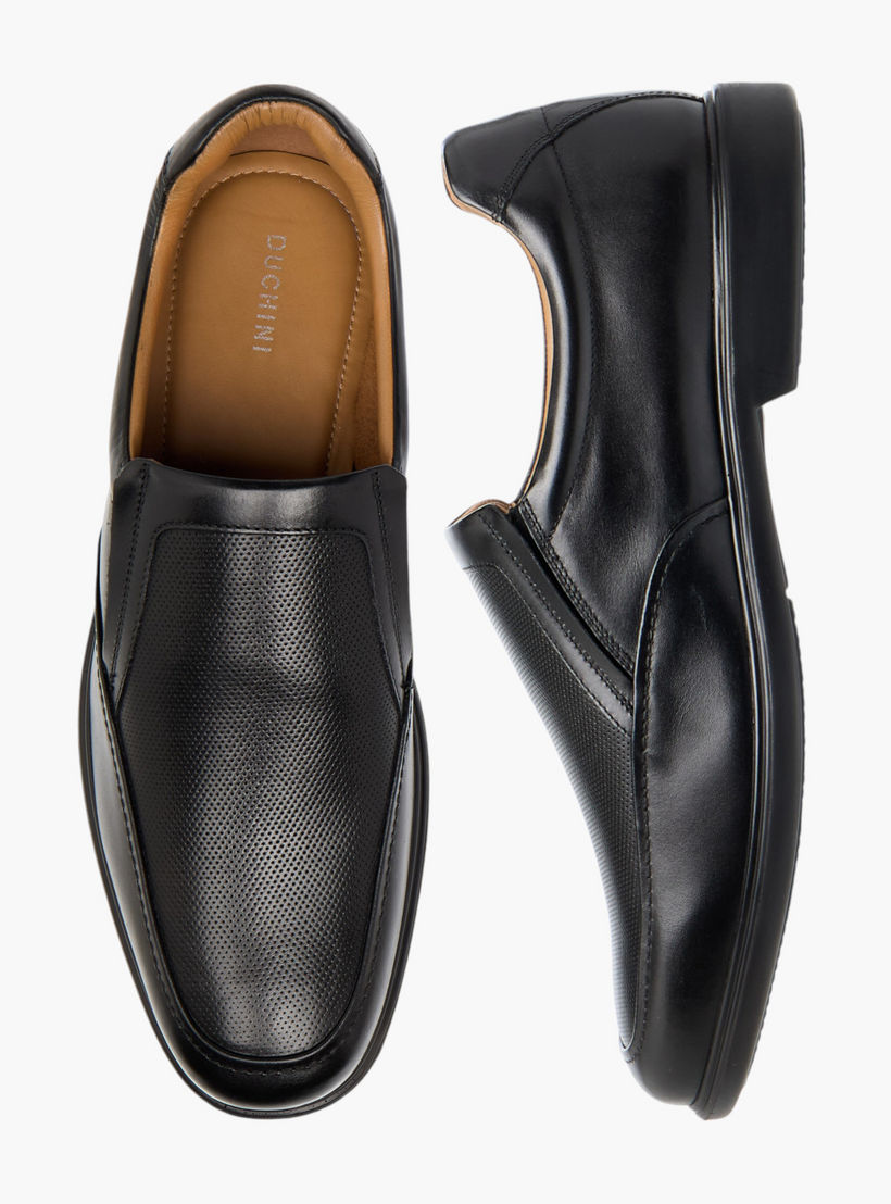 حذاء لوفر جلد سهل الارتداء بارز الملمس للرجال من دوتشيني-men-shoes-formalshoes-image-1