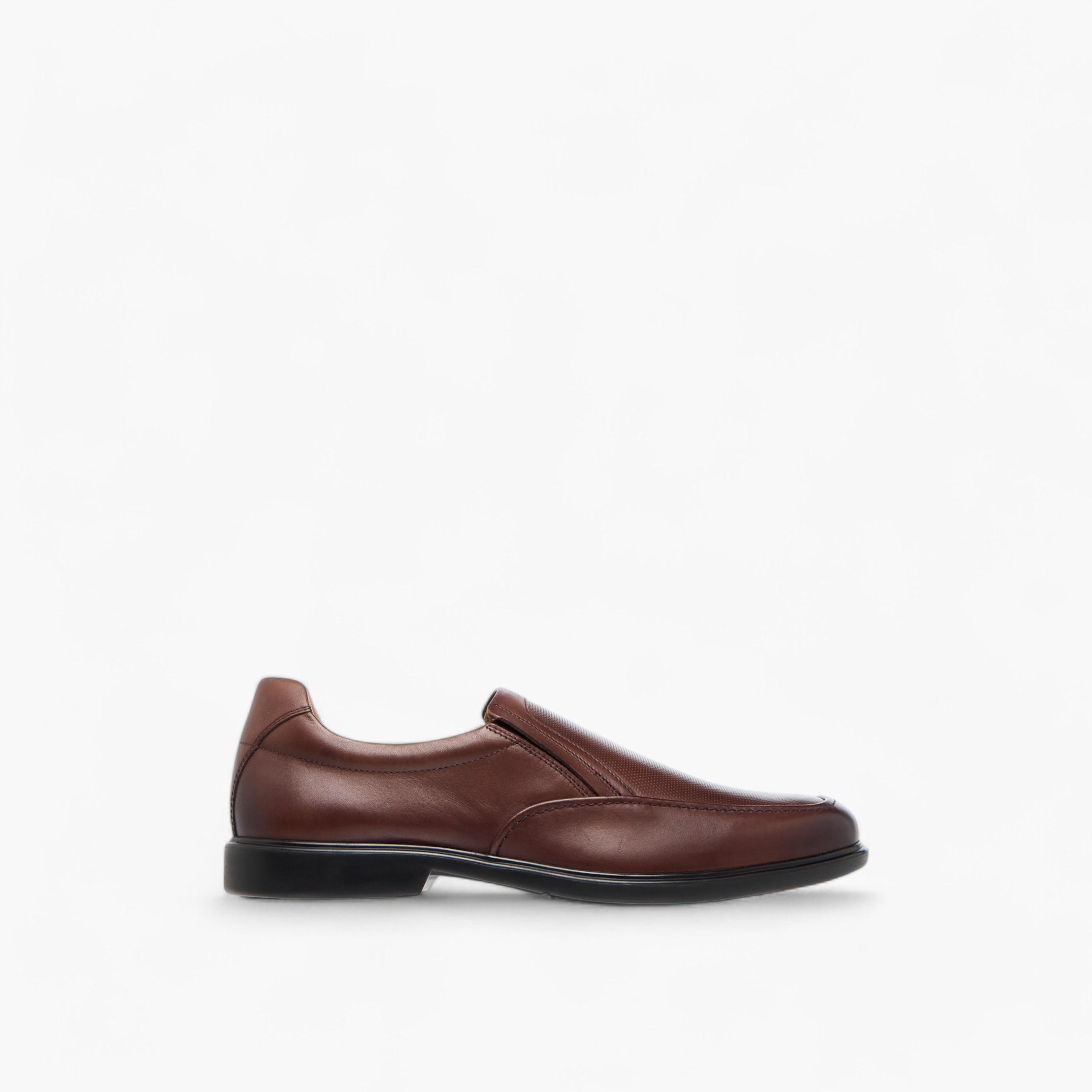 Duchini Men's Leather Textured Slip-On Loafers-men-shoes-formalshoes-image-3