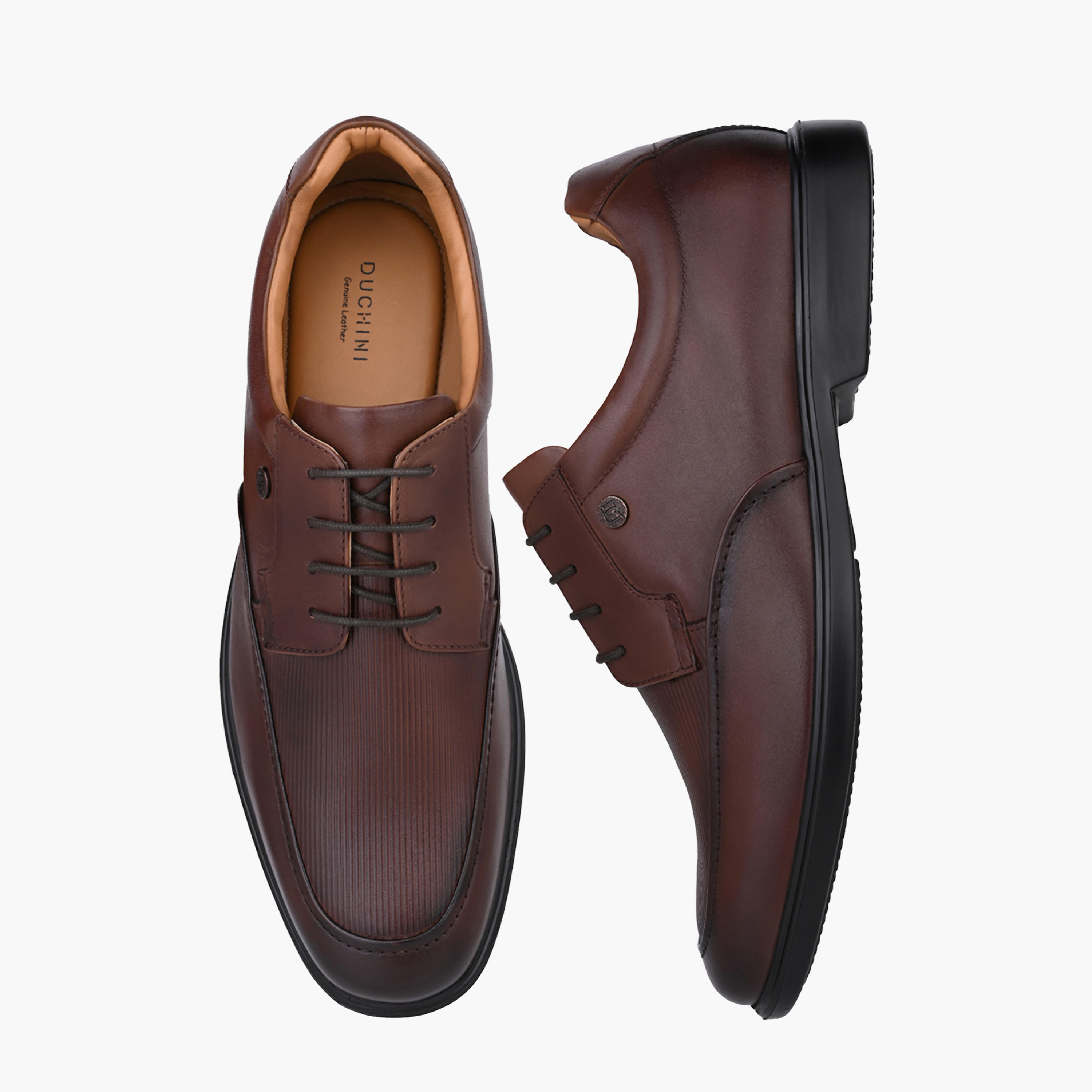 حذاء ديربي جلد برباط إغلاق للرجال من دوتشيني-men-shoes-formalshoes-image-1