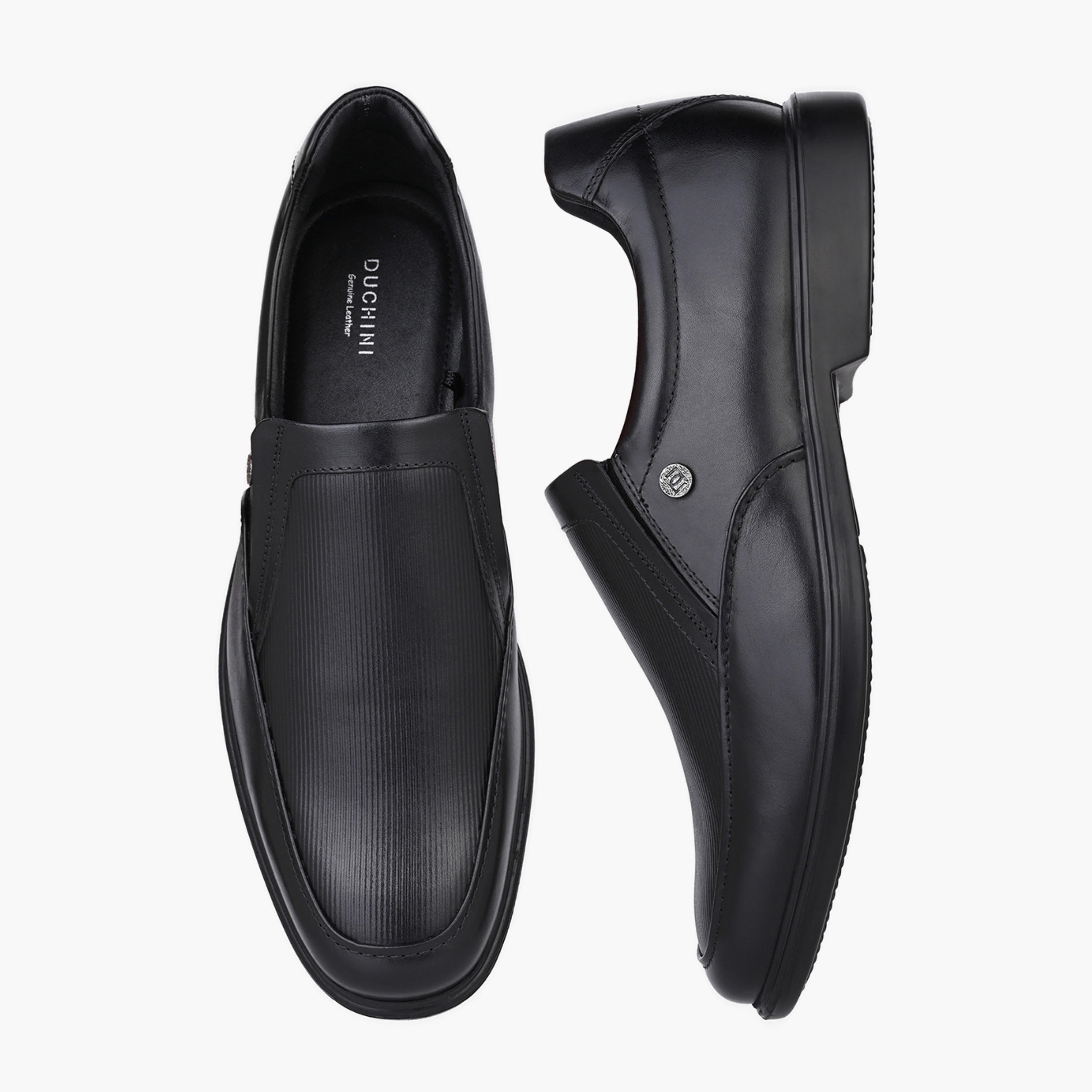 Duchini Men Leather Slip-On Loafers-men-shoes-loafersandmoccasins-image-1