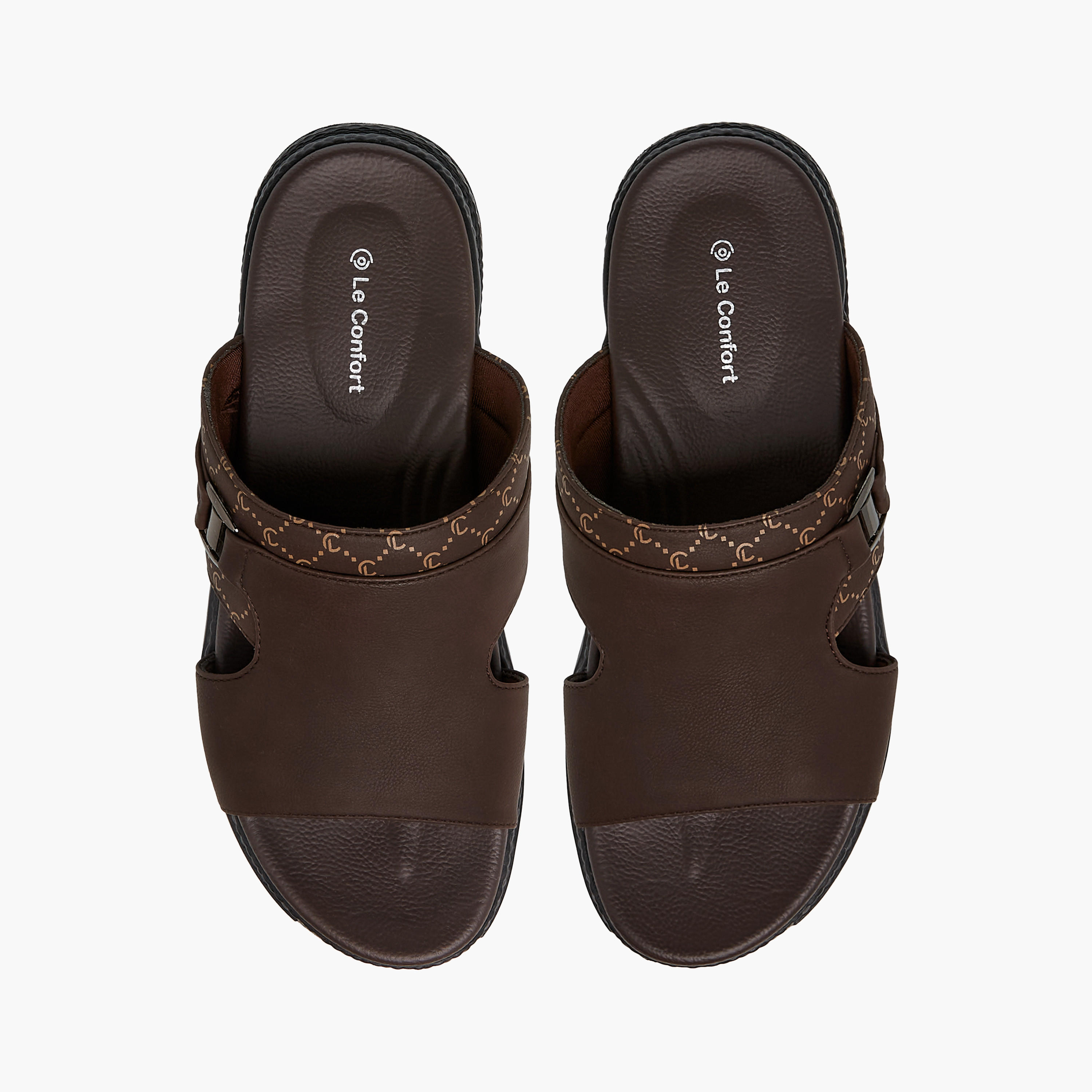 Le Confort Panelled Slip-On Sandals-men-shoes-sandals-image-1