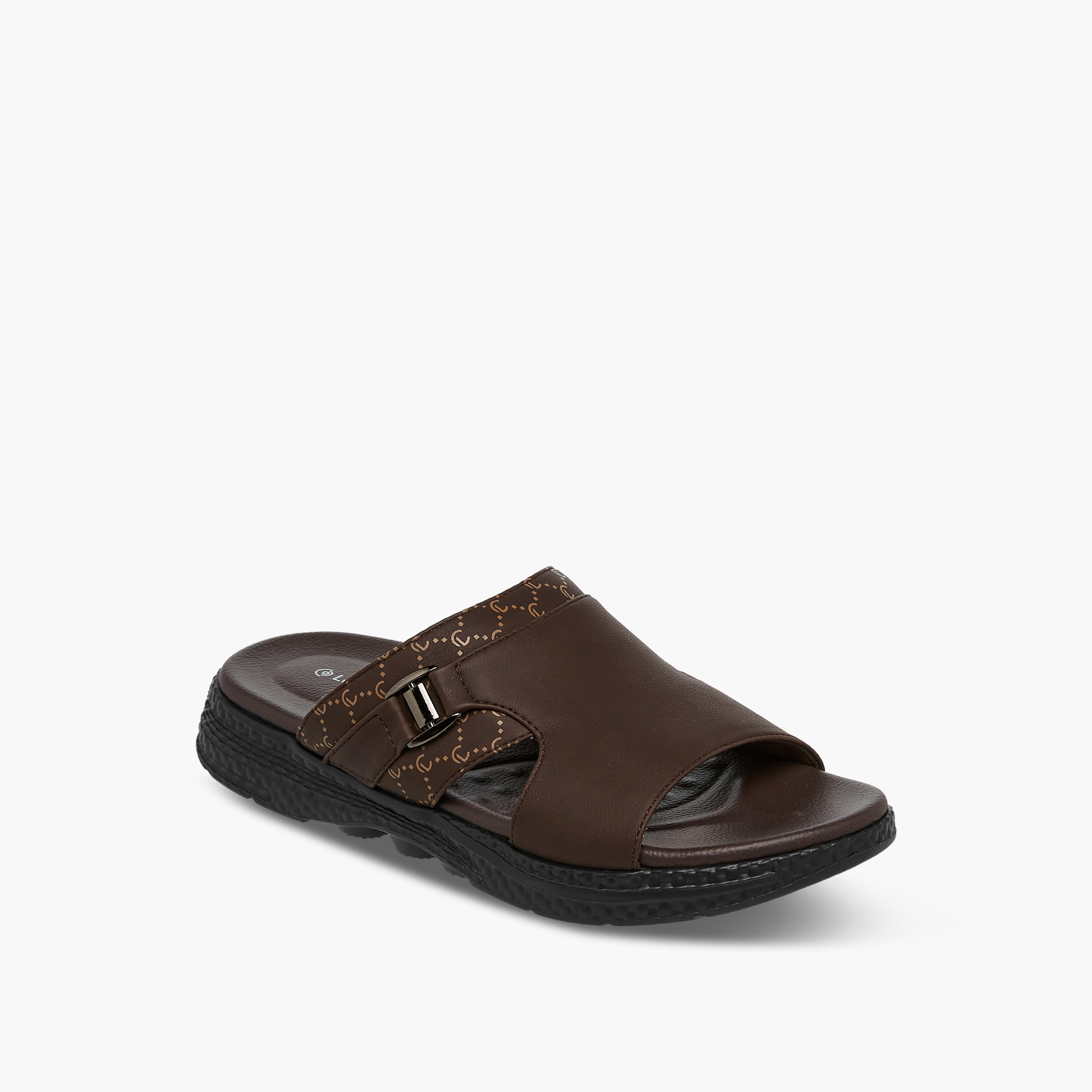 Le Confort Panelled Slip-On Sandals-men-shoes-sandals-image-2