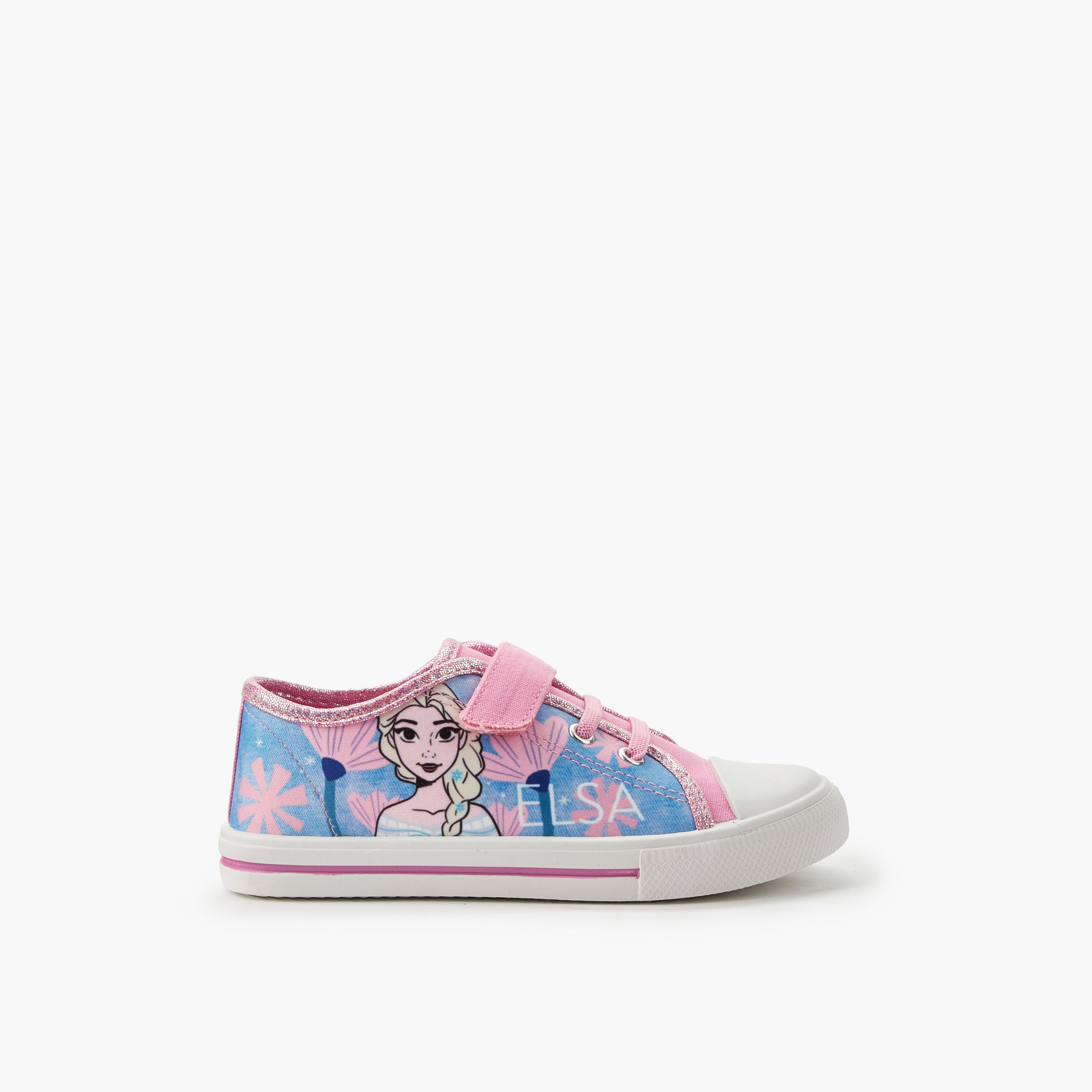 Girls Frozen Print Canvas Sneakers-girls-shoes-sneakers-image-3