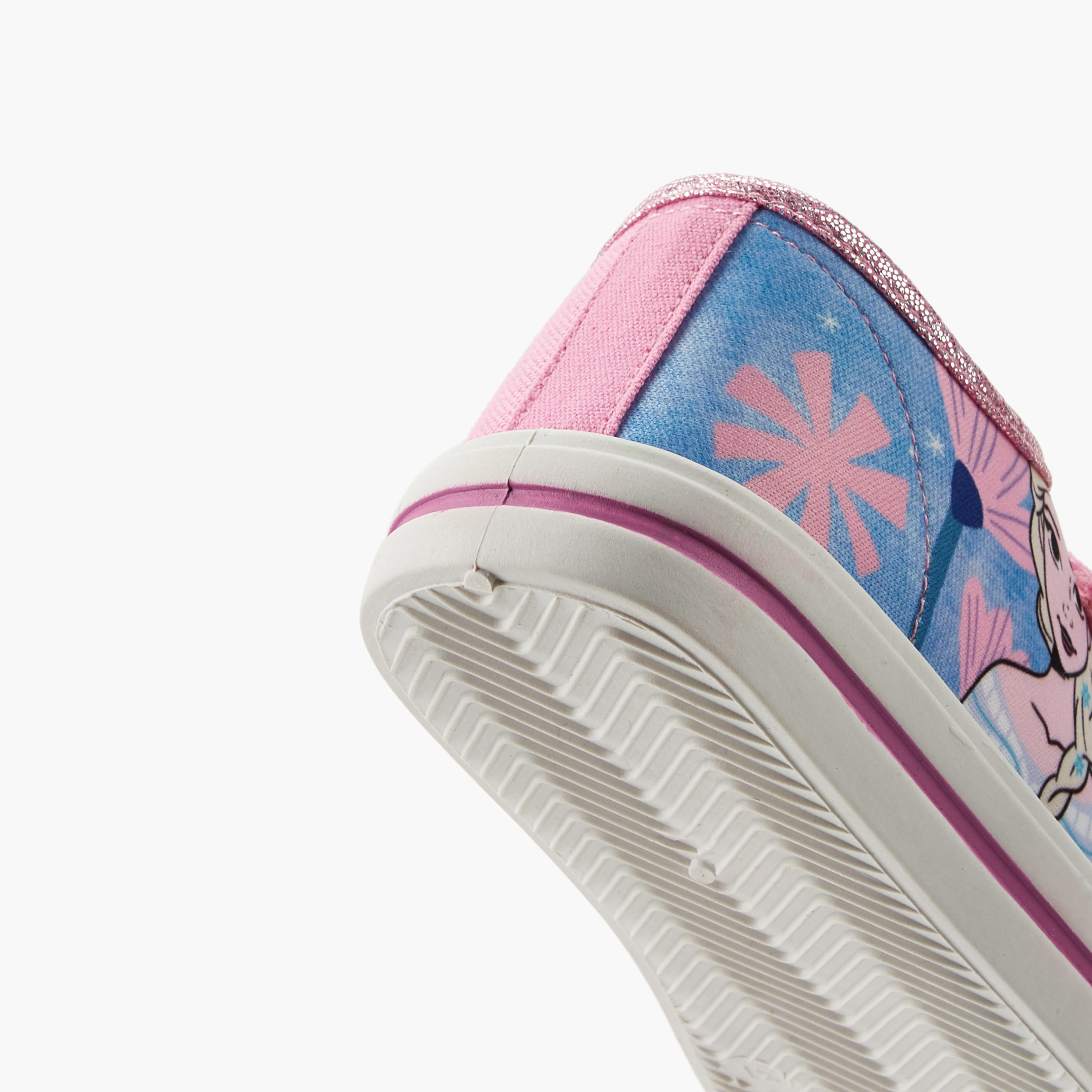 Girls Frozen Print Canvas Sneakers-girls-shoes-sneakers-image-5