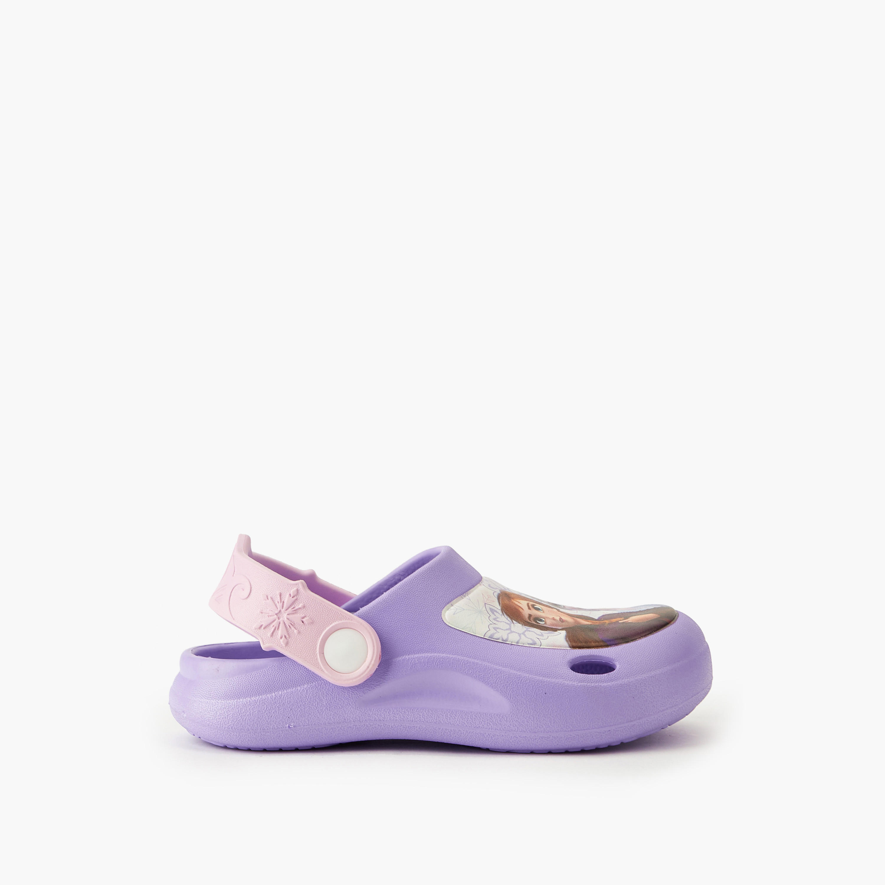 صندل كلوج بتصميم مفرّغ بطبعات فروزن من ديزني-girls-shoes-sandals-image-2