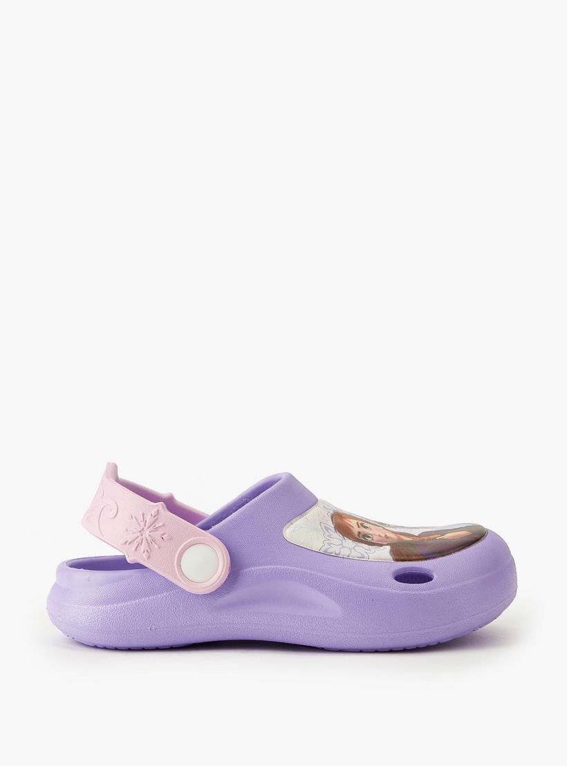 صندل كلوج بتصميم مفرّغ بطبعات فروزن من ديزني-girls-shoes-sandals-image-2