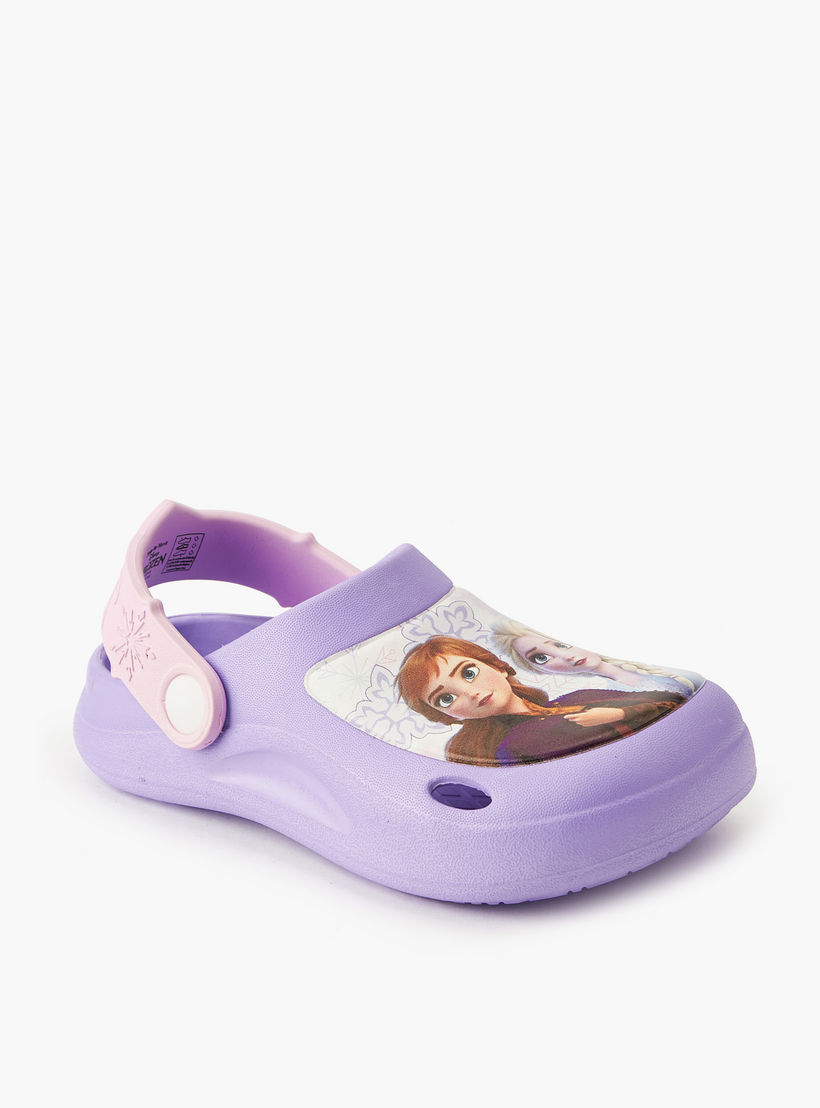 صندل كلوج بتصميم مفرّغ بطبعات فروزن من ديزني-girls-shoes-sandals-image-3
