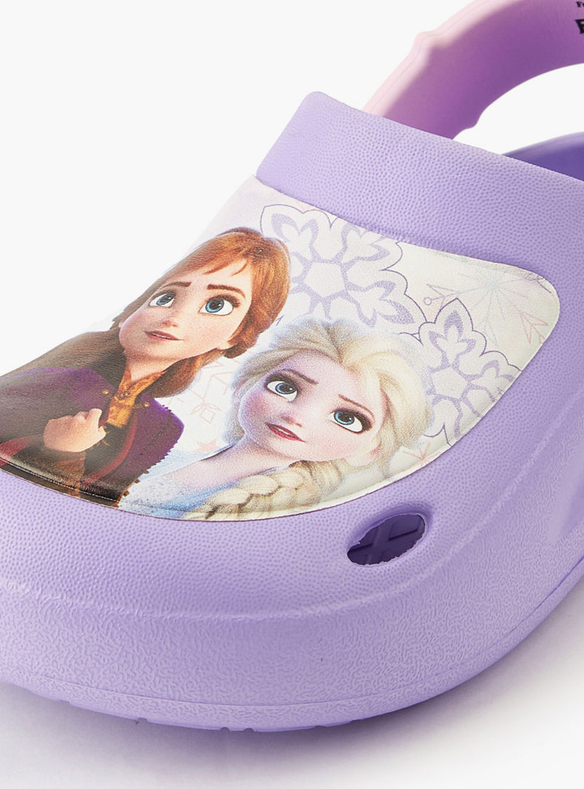 صندل كلوج بتصميم مفرّغ بطبعات فروزن من ديزني-girls-shoes-sandals-image-4