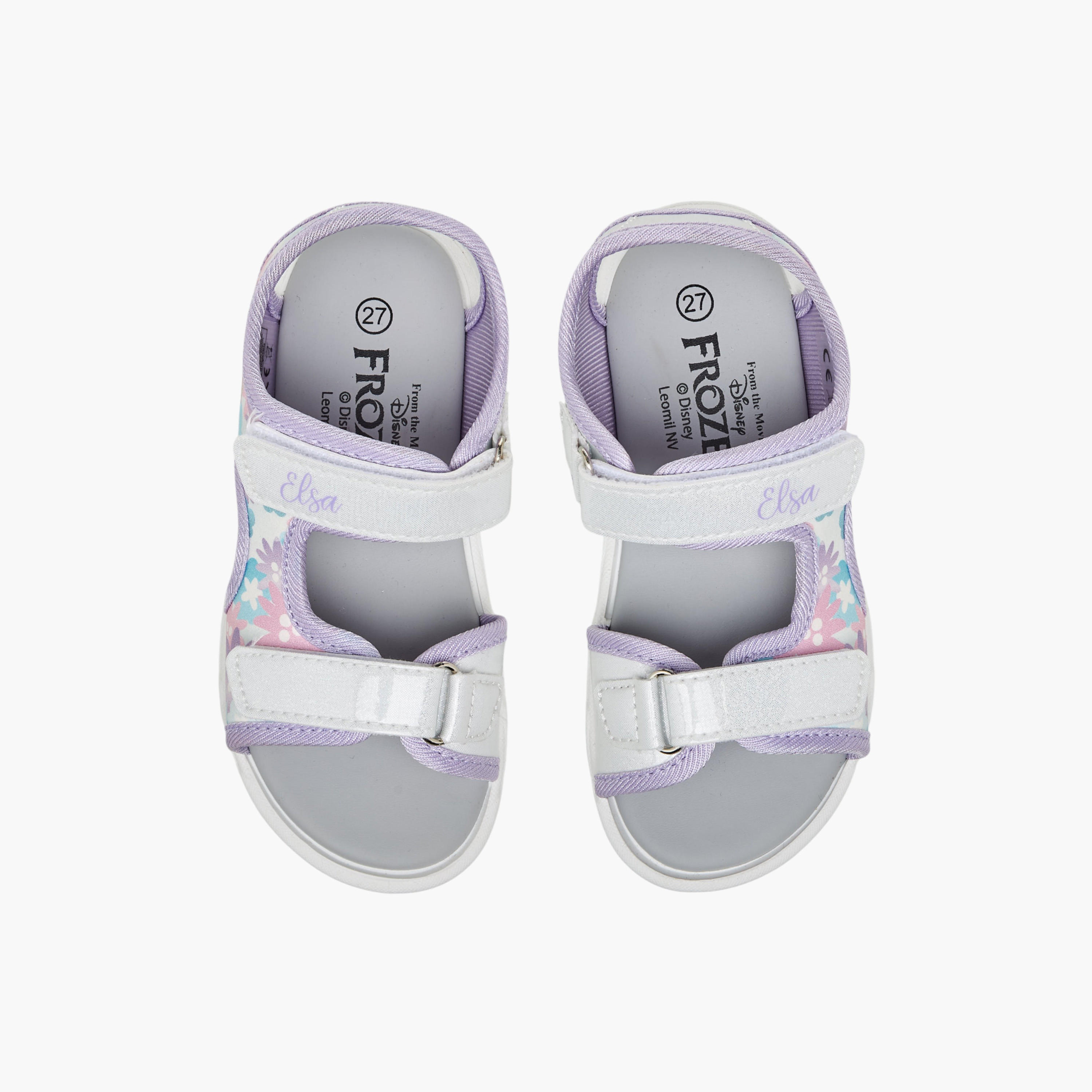 صندل بحزام وطبعات إلسا للبنات من ديزني-girls-shoes-sandals-image-1