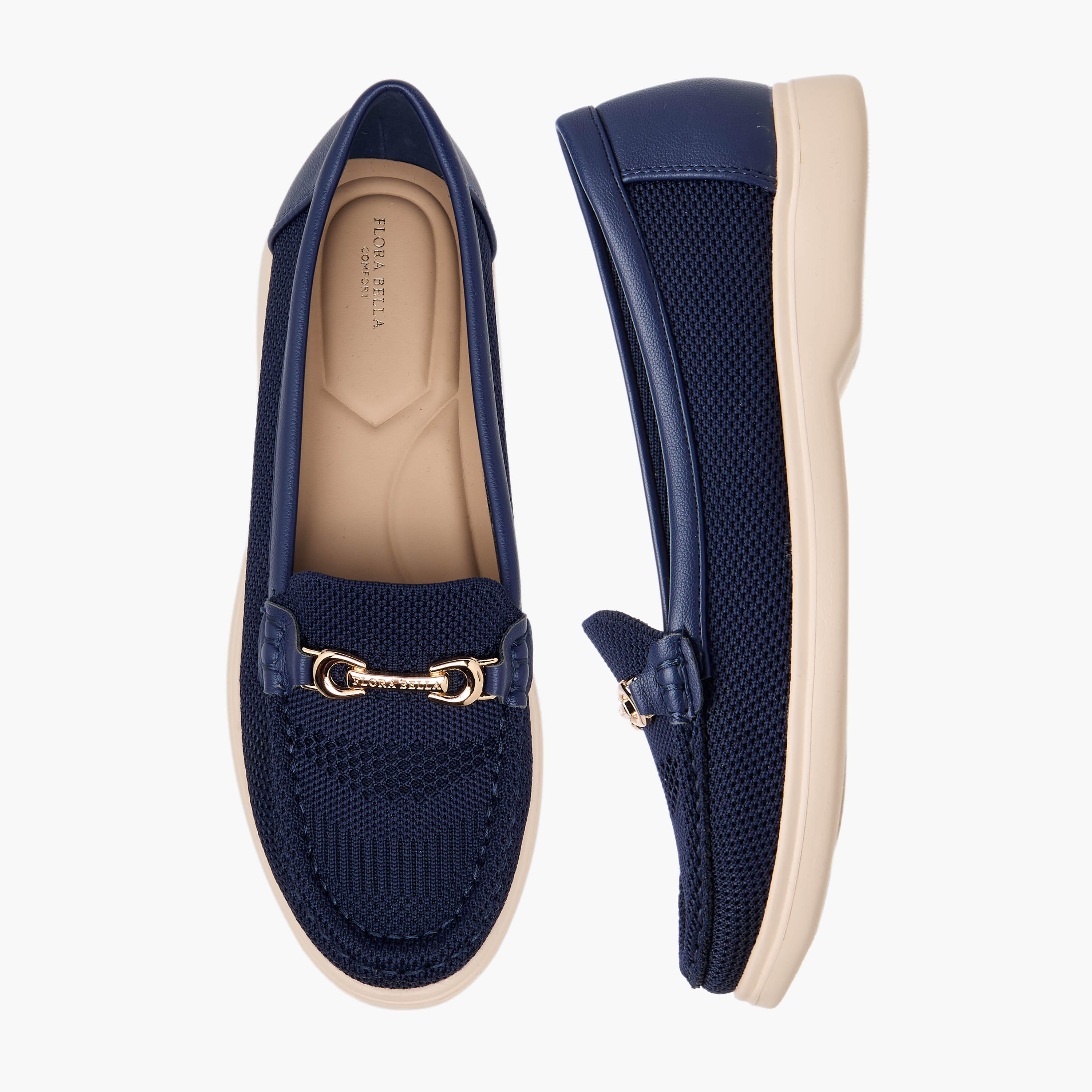 حذاء خفيف سهل الارتداء للنساء من فلورا بيلا-women-shoes-flats-moccasins-image-1