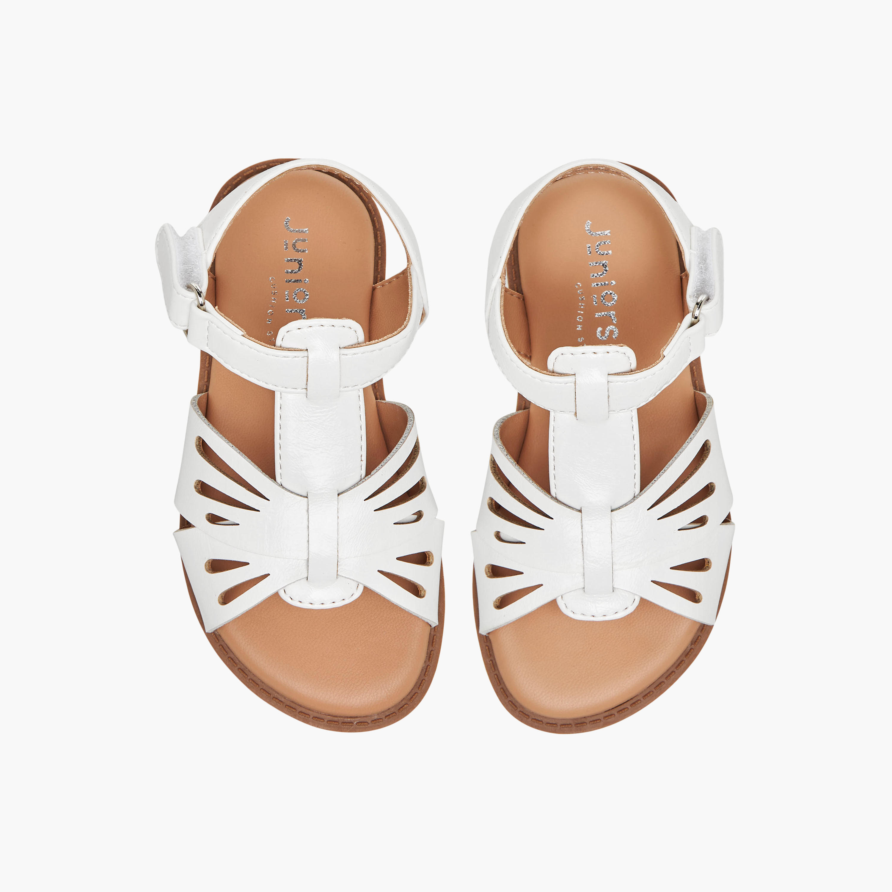 صندل بشريط إغلاق لاصق للبنات من جونيورز-girls-shoes-sandals-image-1