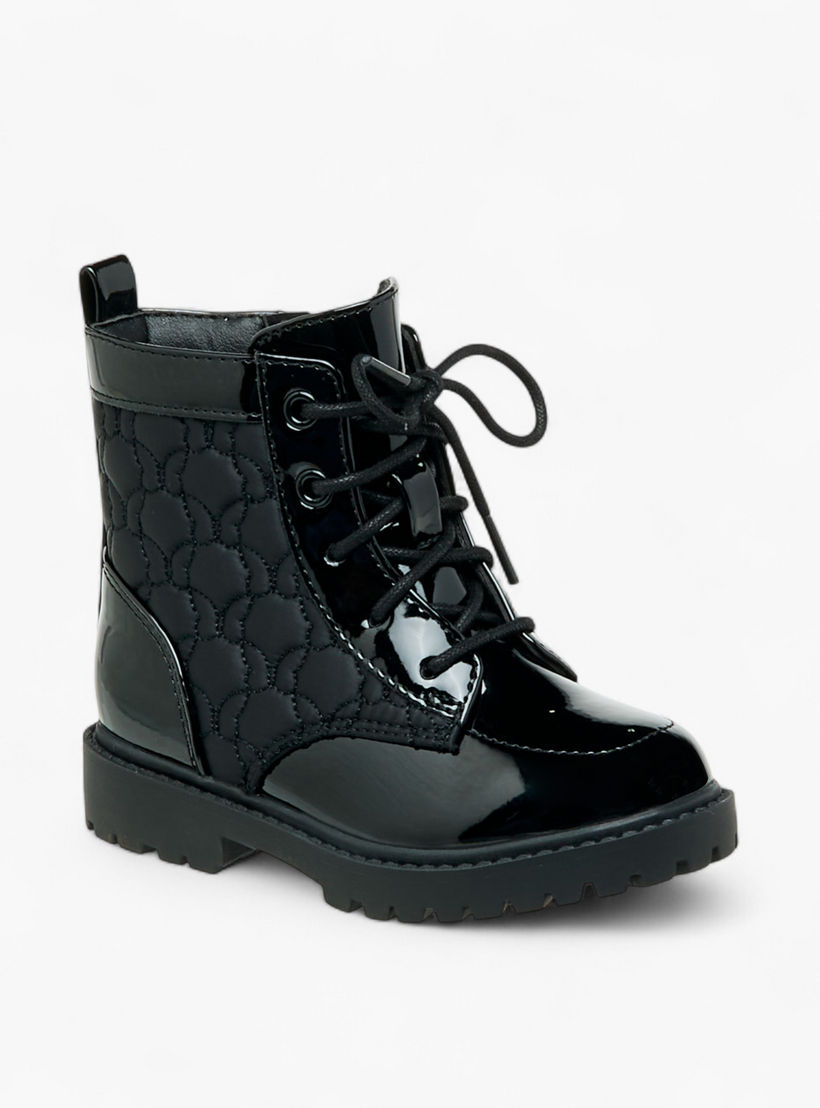 بوت بقصة عالية ورباط إغلاق من فلورا بيلا-girls-shoes-boots-image-2