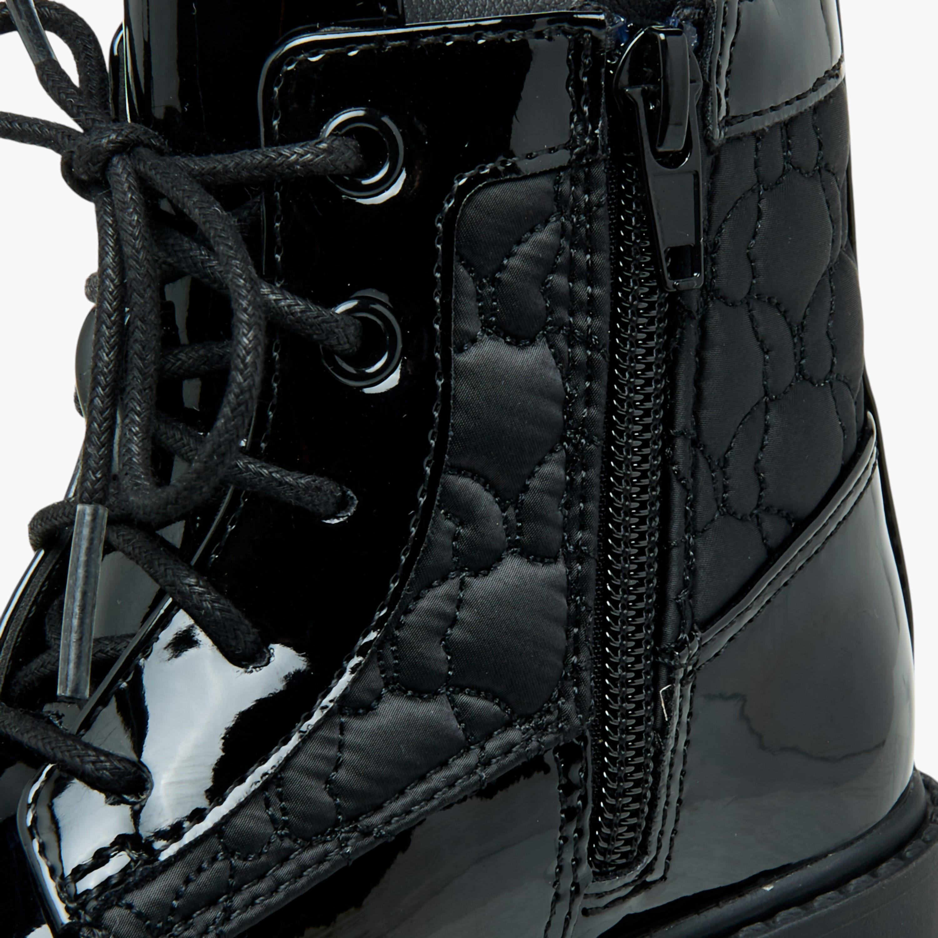 بوت بقصة عالية ورباط إغلاق من فلورا بيلا-girls-shoes-boots-image-6