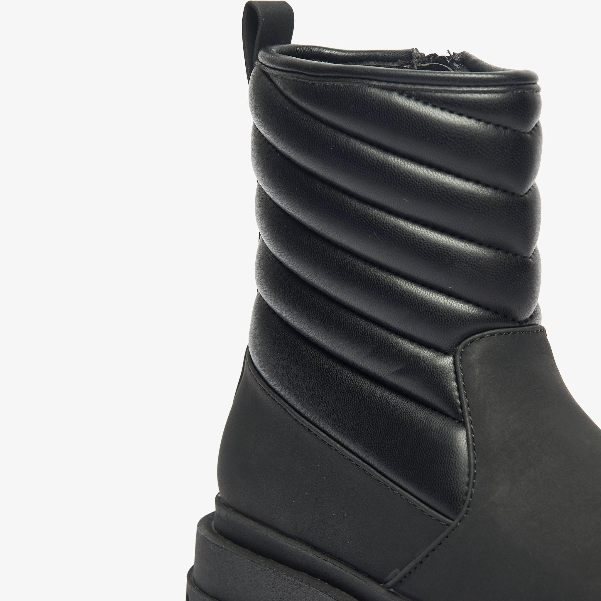 Little Missy Quilted Boots with Zip Closure-girls-shoes-boots-image-5