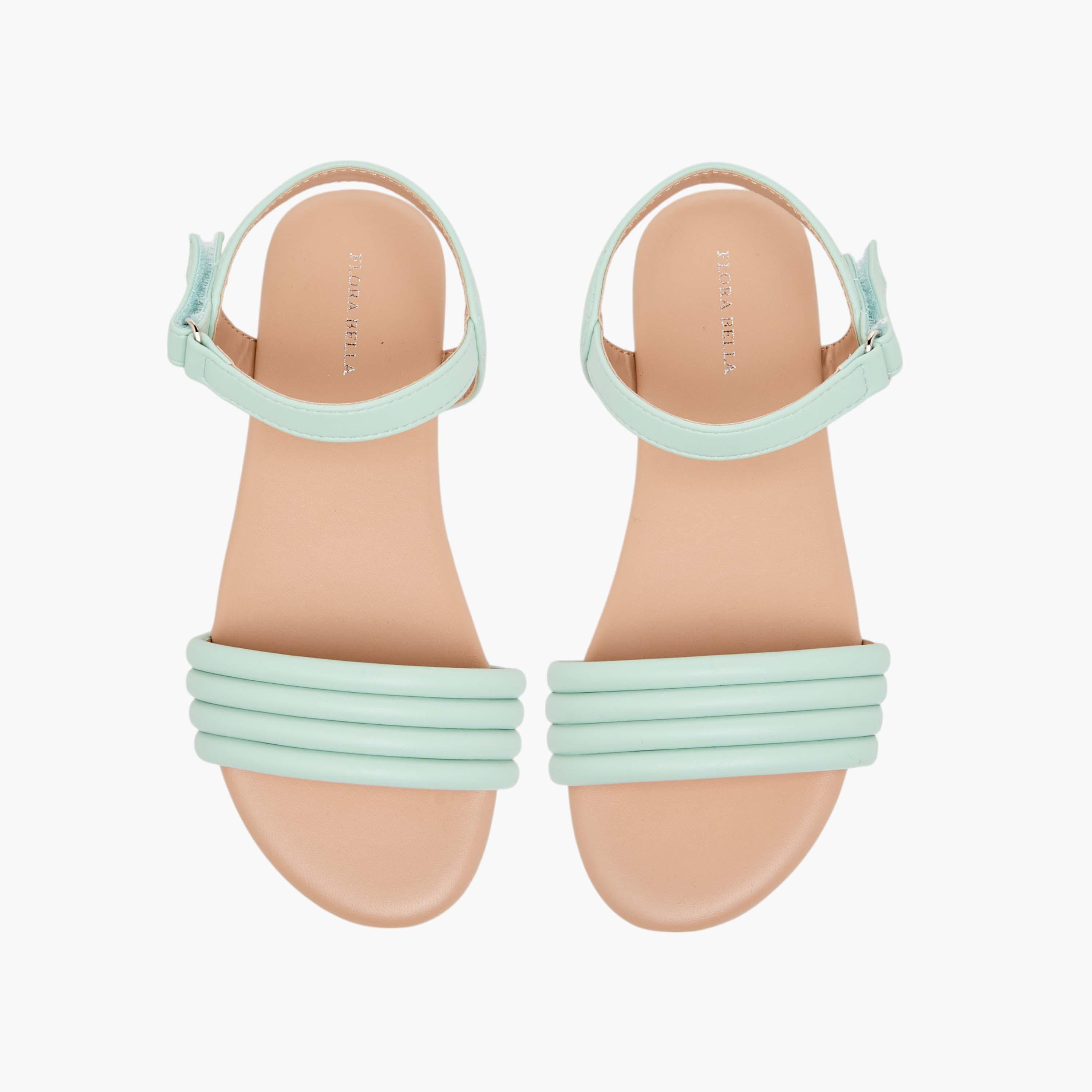 صندل بحزام وشريط إغلاق لاصق من فلورا بيلا-girls-shoes-sandals-image-1