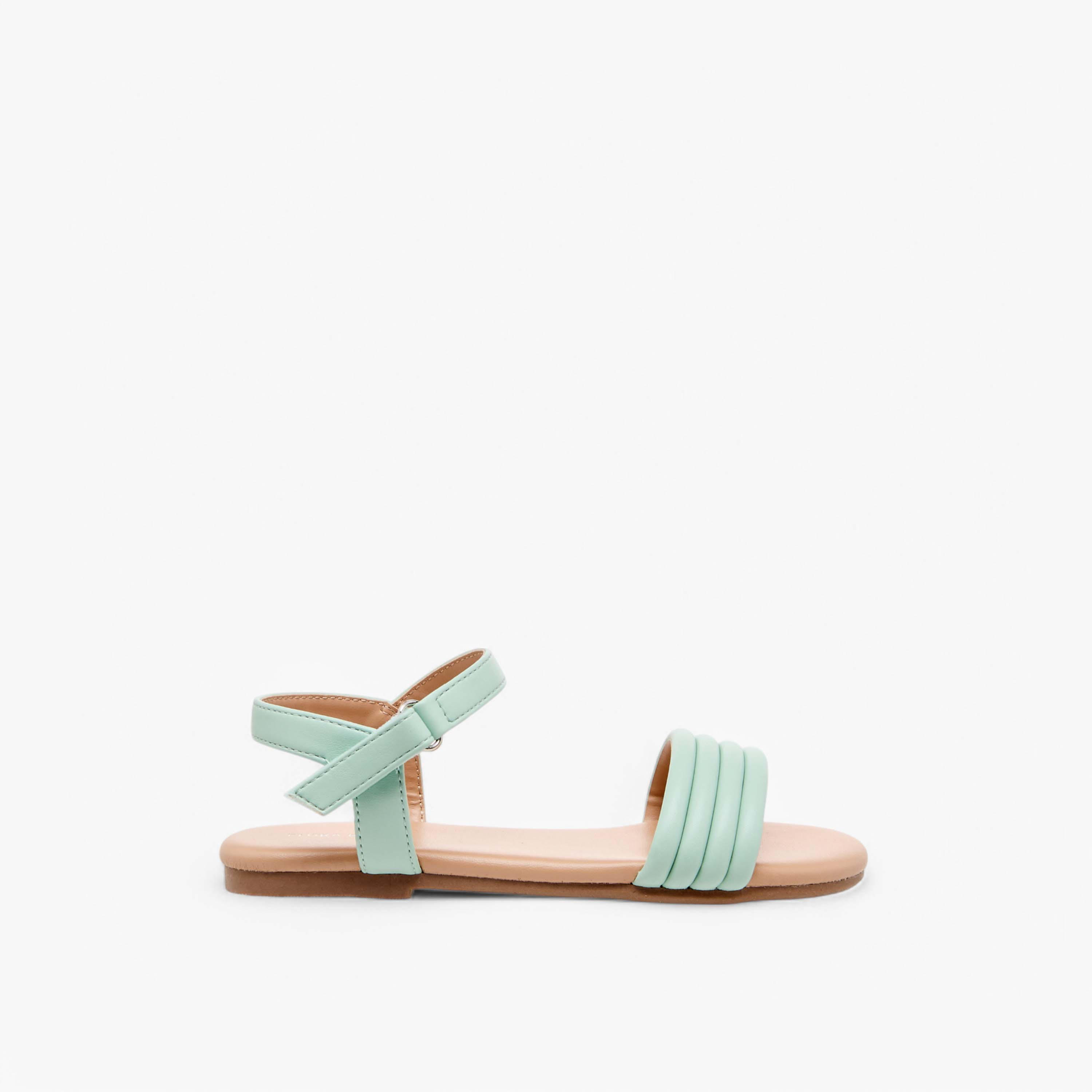 صندل بحزام وشريط إغلاق لاصق من فلورا بيلا-girls-shoes-sandals-image-2