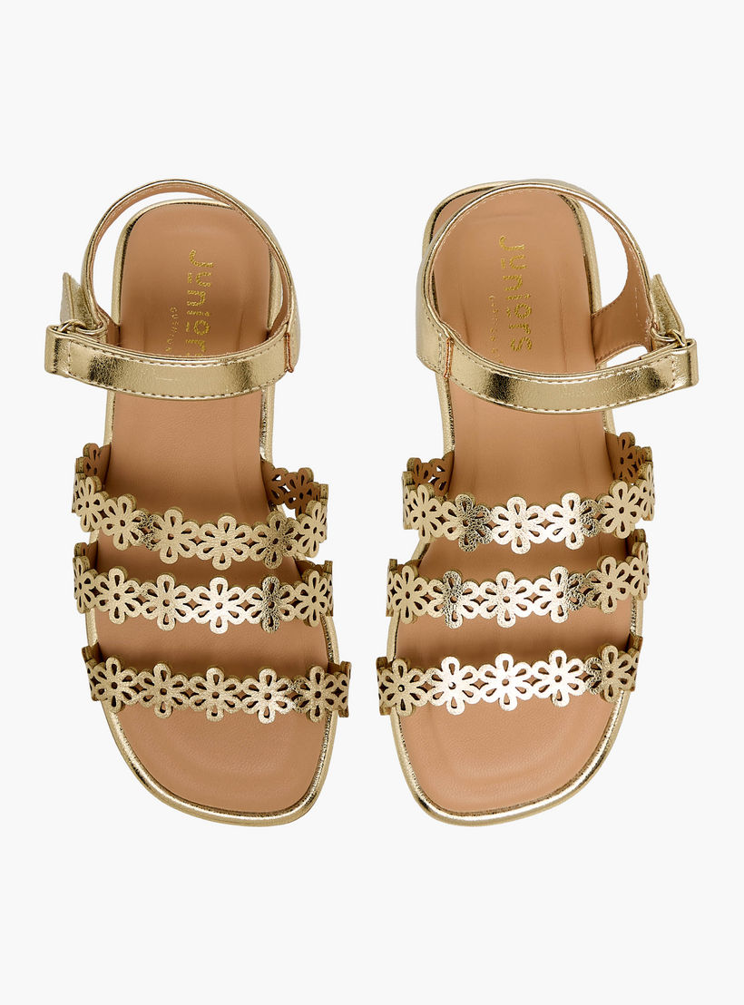 صندل بشريط إغلاق لاصق للبنات من جونيورز-girls-shoes-sandals-image-1