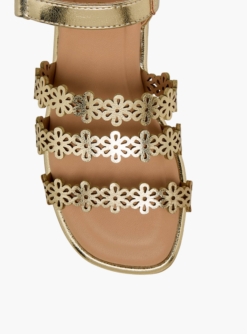 صندل بشريط إغلاق لاصق للبنات من جونيورز-girls-shoes-sandals-image-3