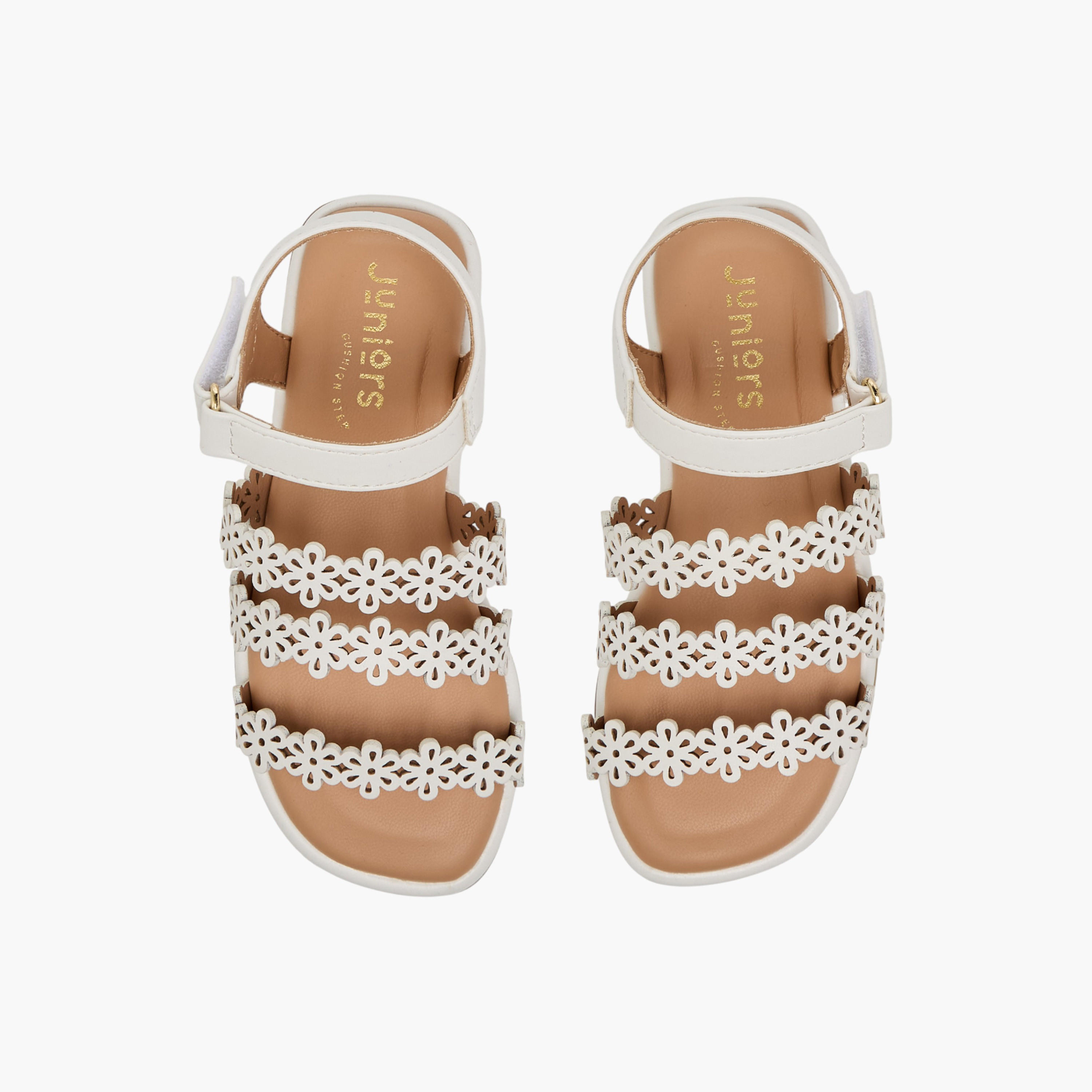 Juniors Girls Hook and Loop Sandals-girls-shoes-sandals-image-1