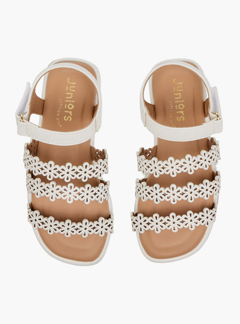 Juniors Girls Hook and Loop Sandals-girls-shoes-sandals-image-1
