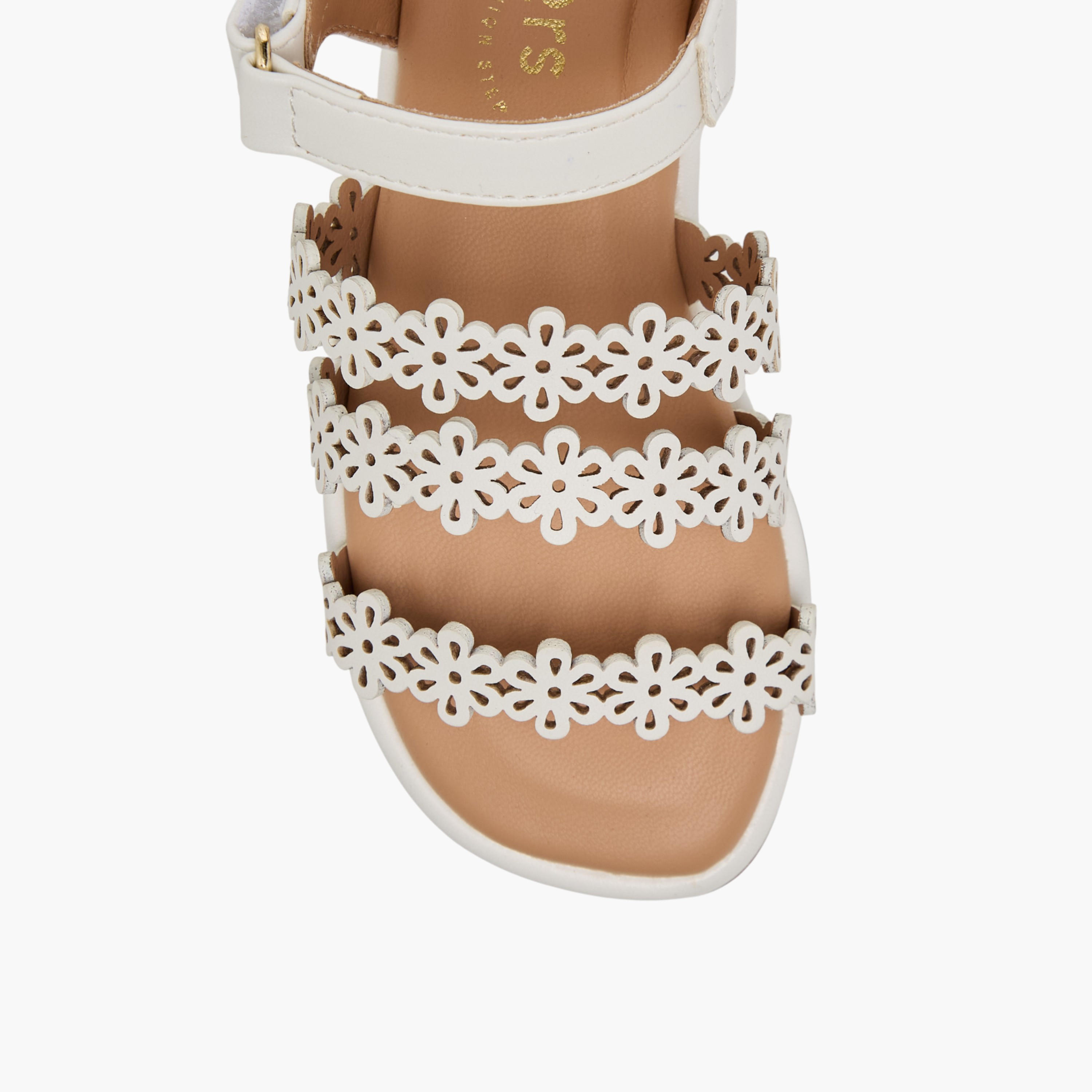 Juniors Girls Hook and Loop Sandals-girls-shoes-sandals-image-3